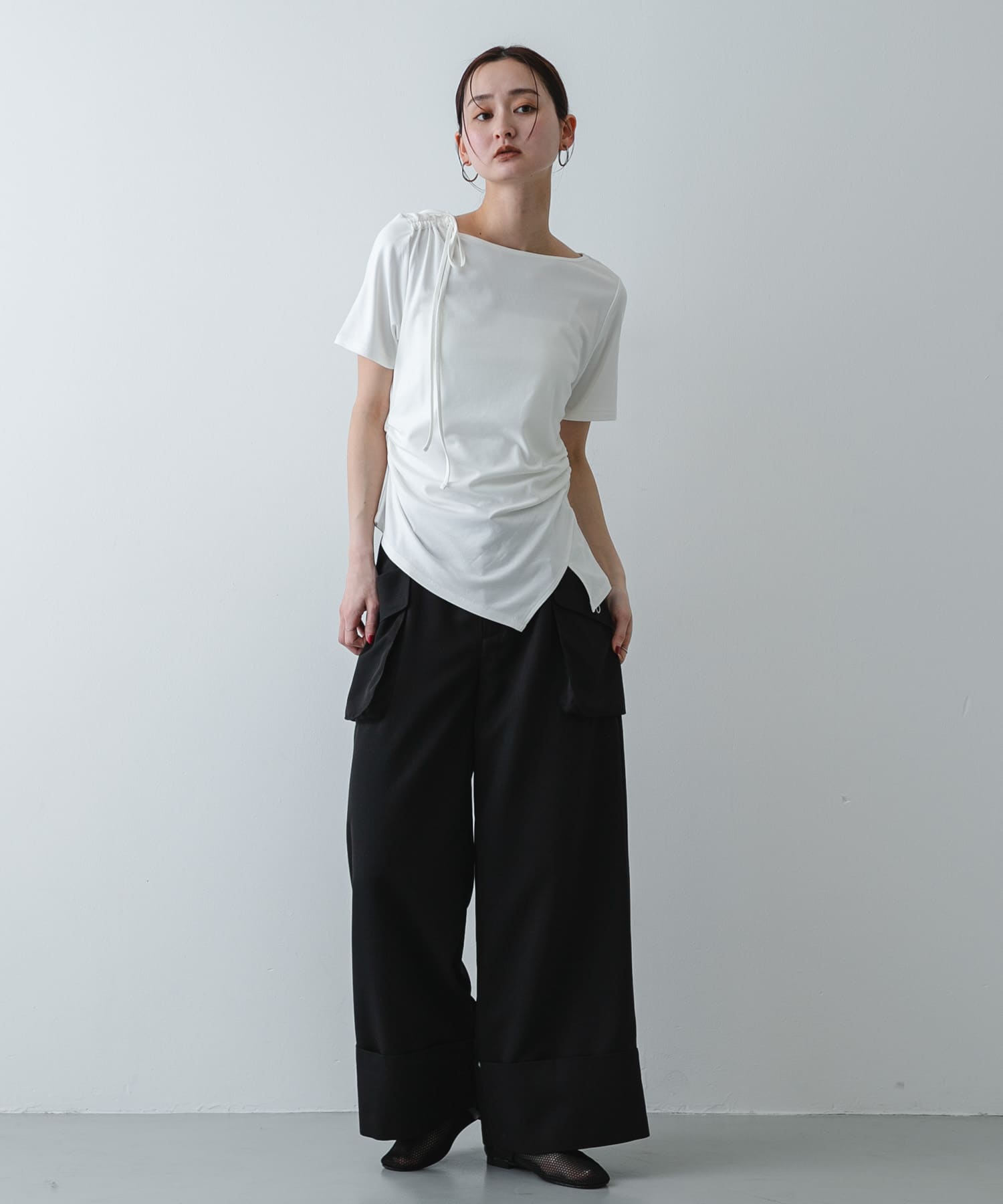 身長：169cm サイズ：one