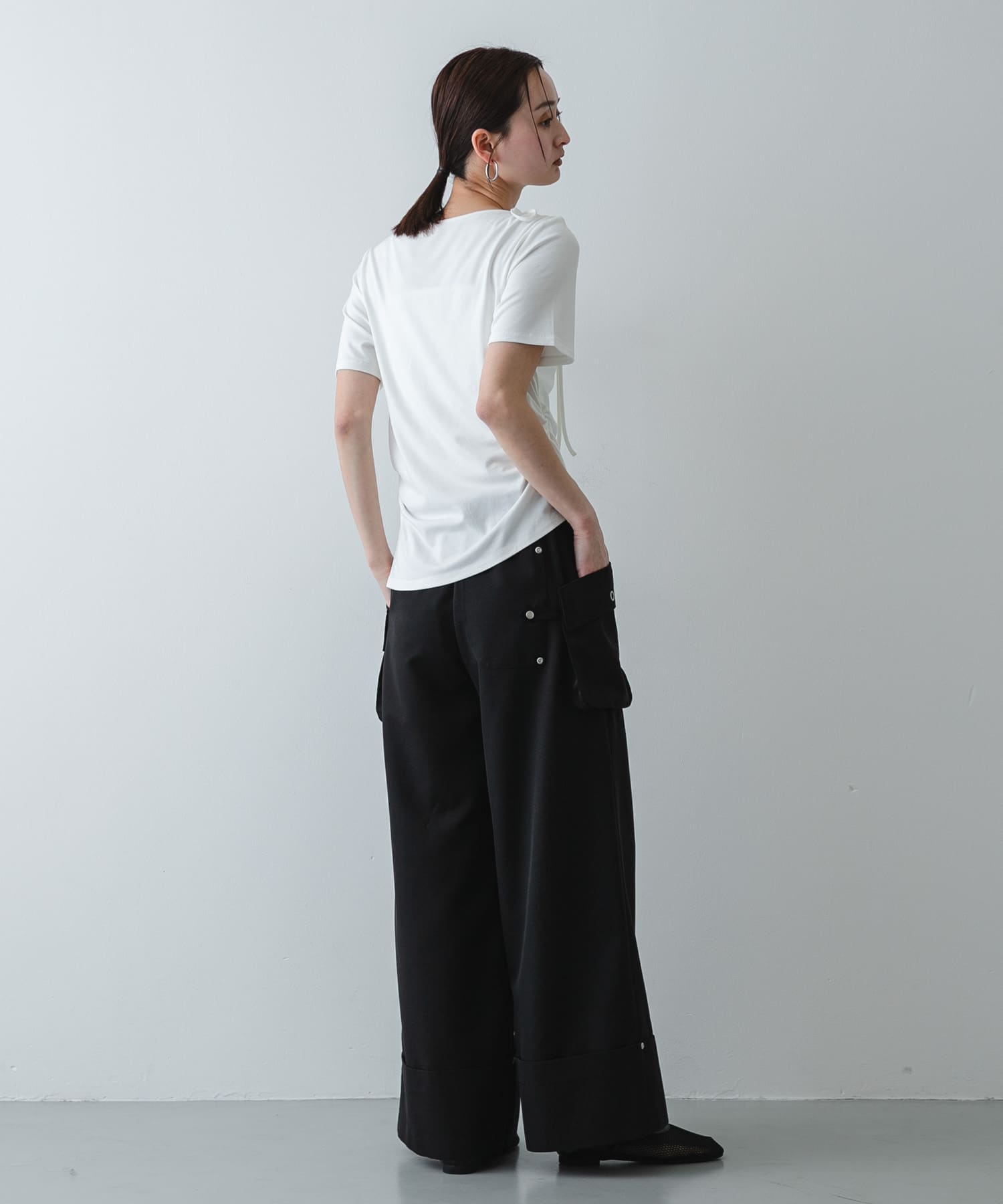 身長：169cm サイズ：one