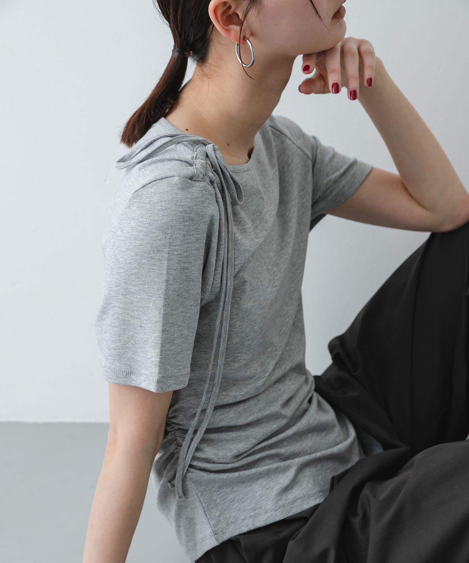 身長：169cm サイズ：one