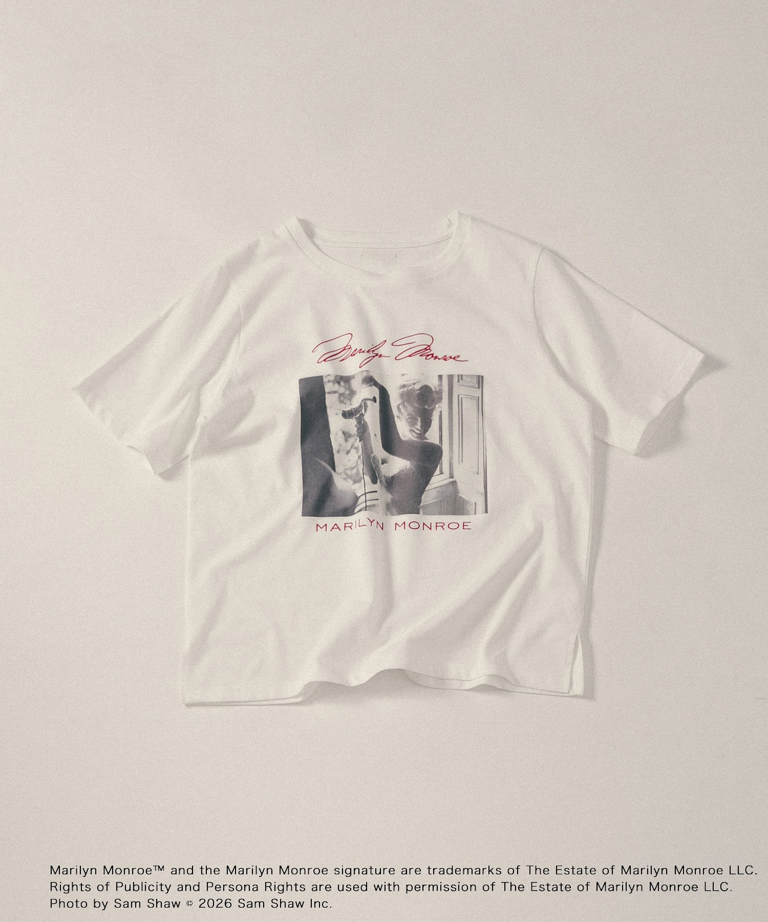 『別注』MARILYNMONROE×SENSE OF PLACE　グラフィックTシャツ GRAPHIC-A One