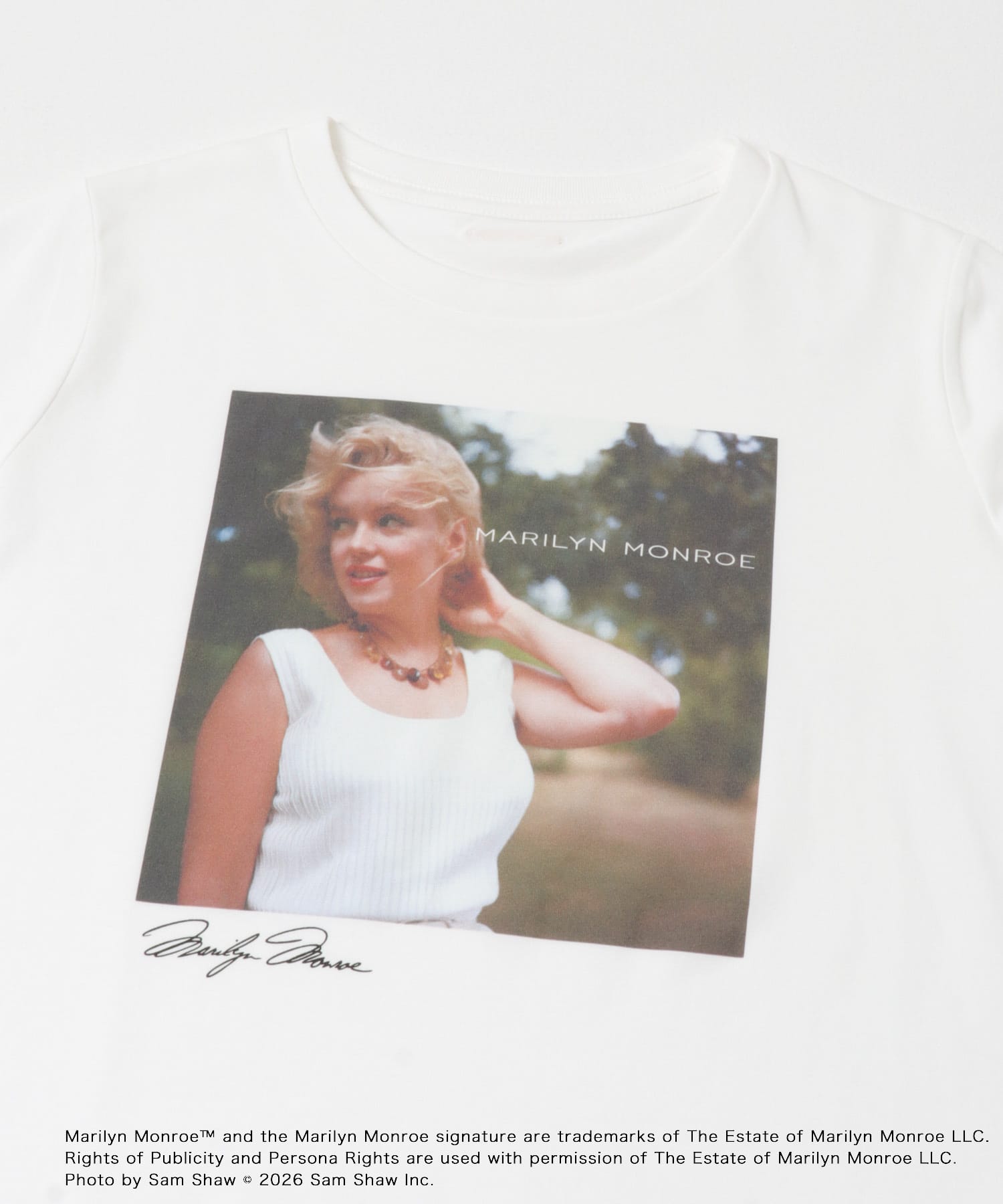 別注』MARILYNMONROE×SENSE OF PLACE グラフィックTシャツ(One GRAPHIC
