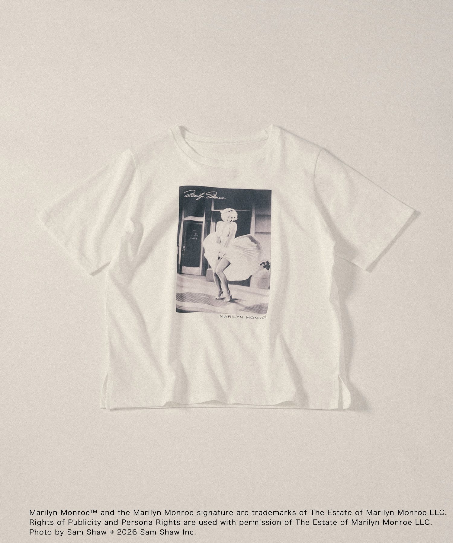 『別注』MARILYNMONROE×SENSE OF PLACE　グラフィックTシャツ GRAPHIC-C One