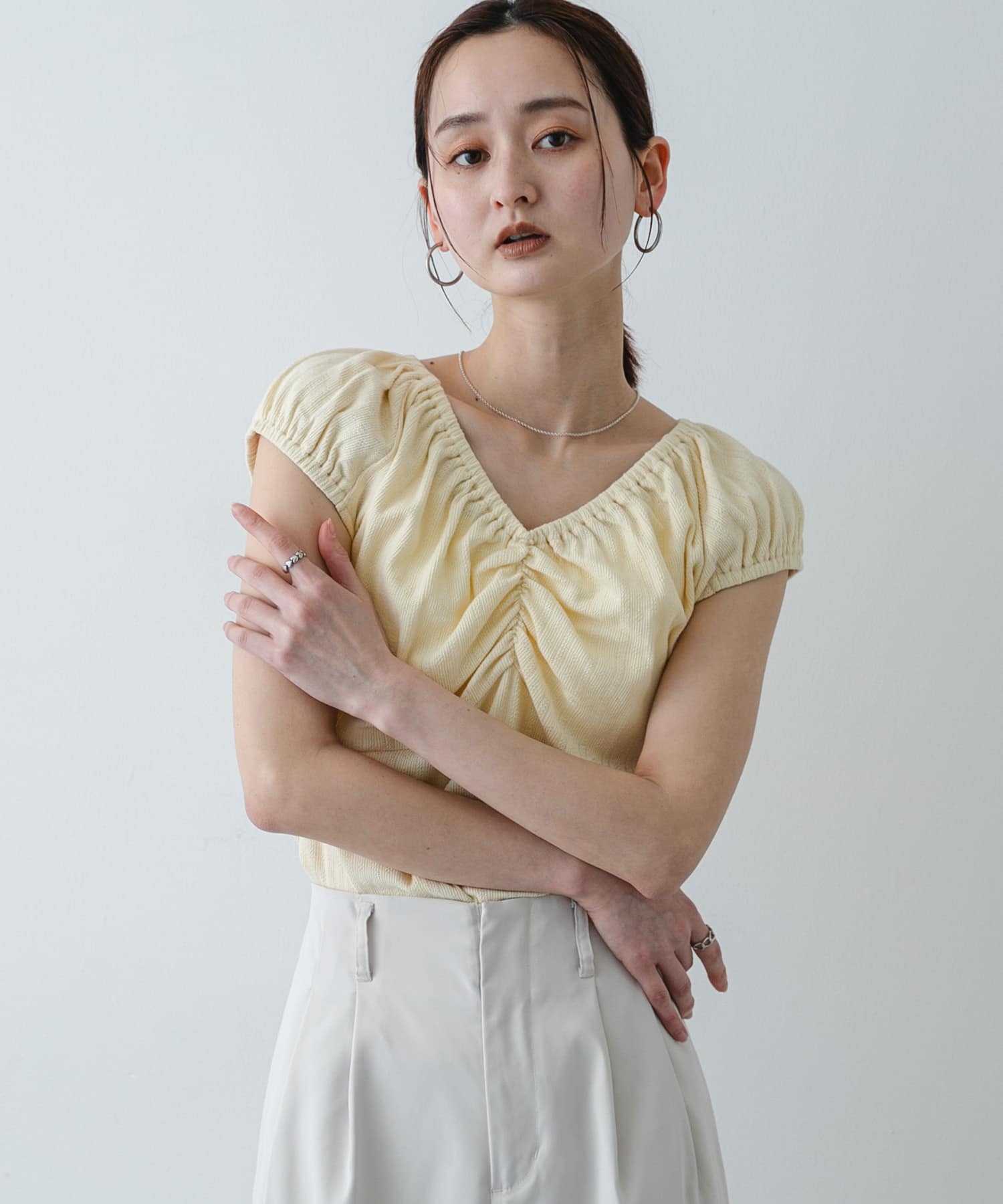 身長：169cm サイズ：one