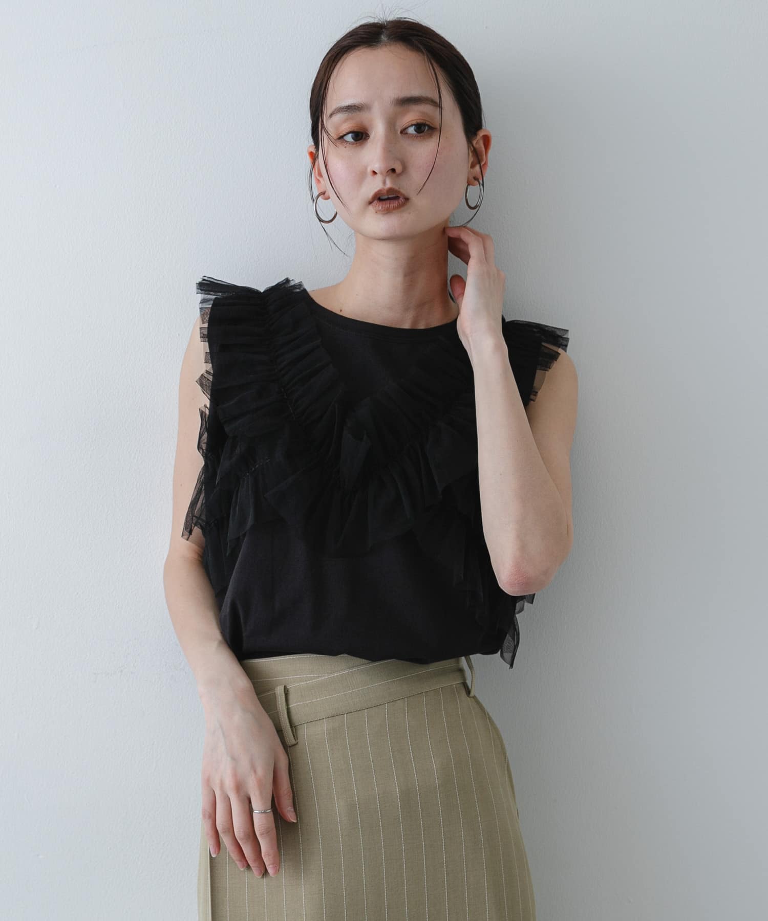 身長：169cm サイズ：one