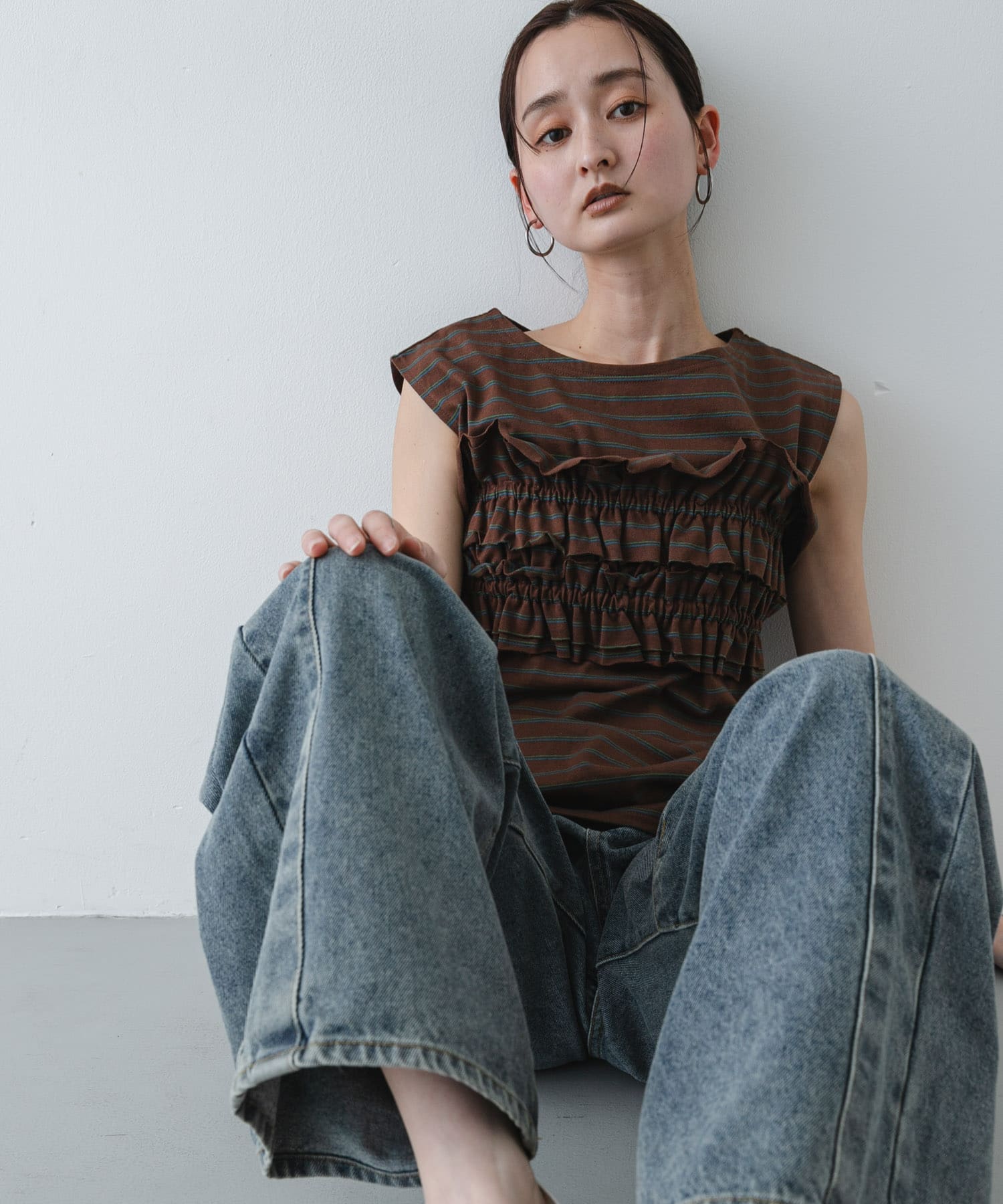 身長：169cm サイズ：one