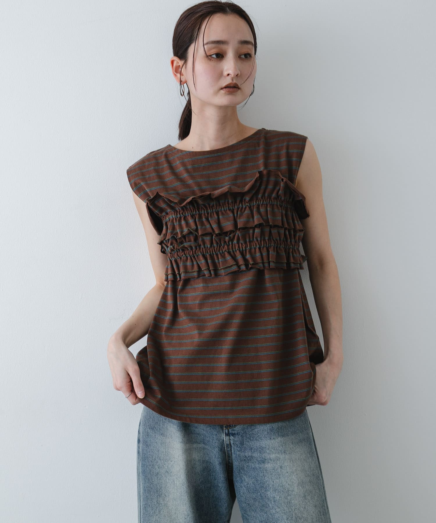 身長：169cm サイズ：one