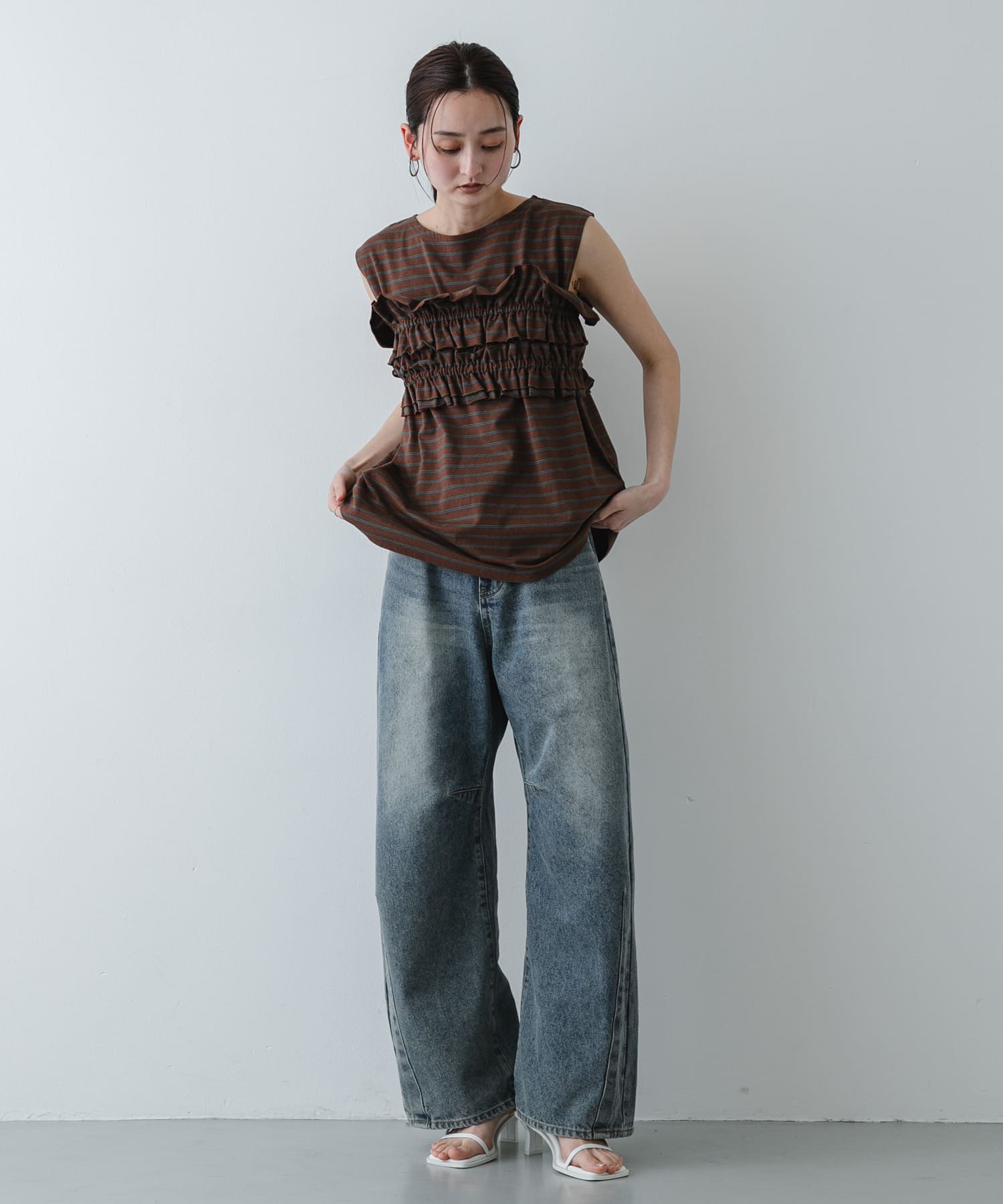 身長：169cm サイズ：one