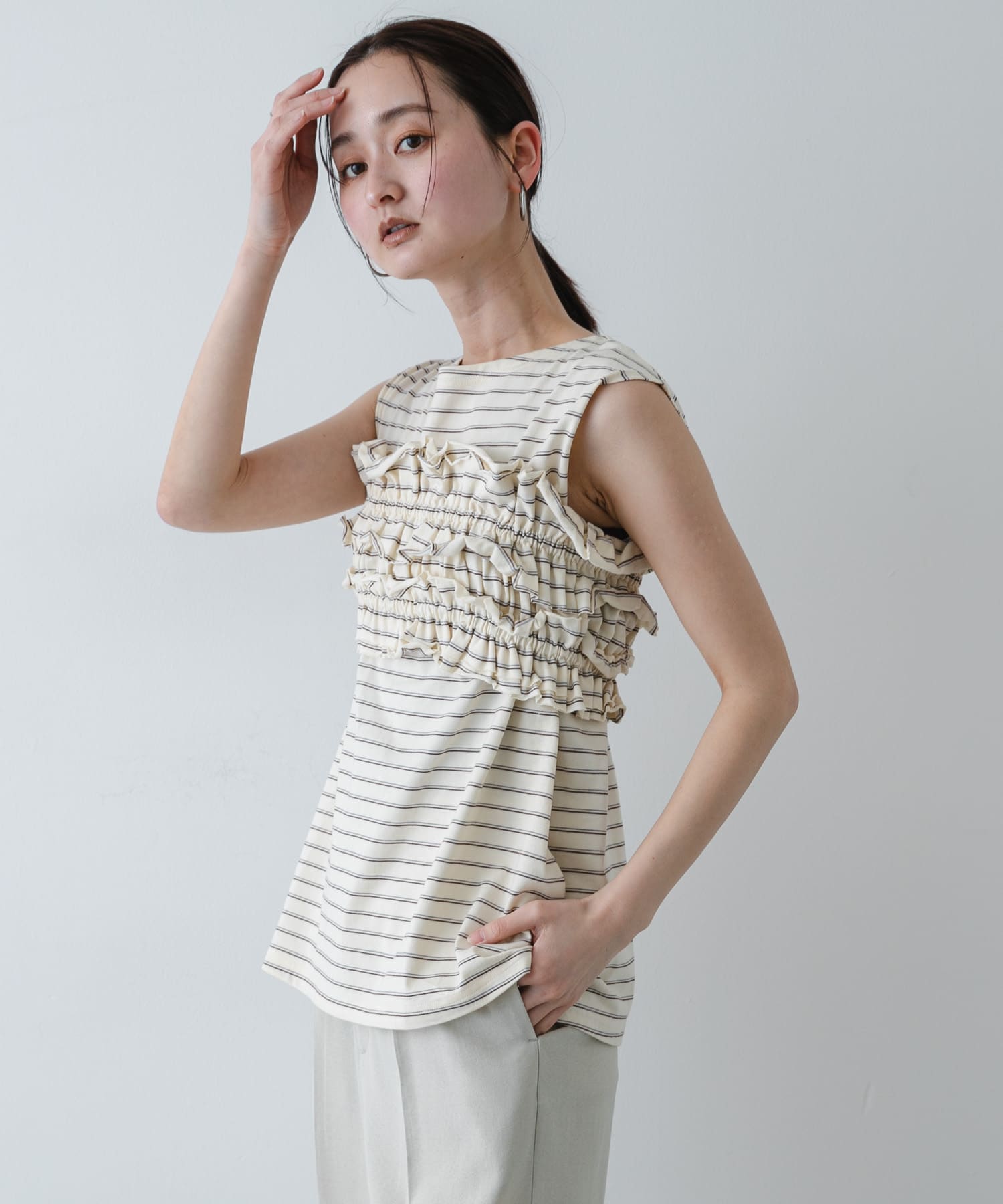 身長：169cm サイズ：one