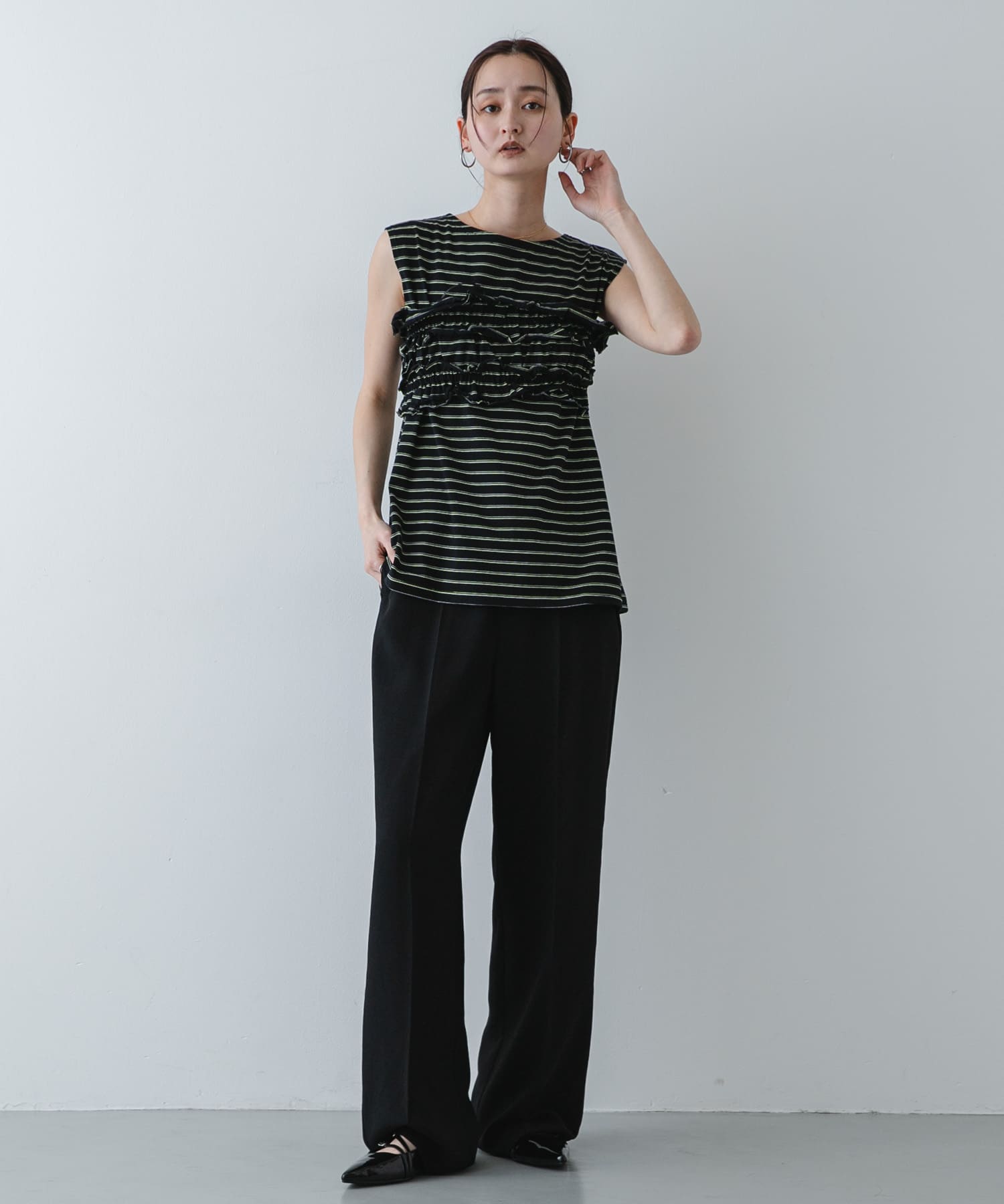 身長：169cm サイズ：one