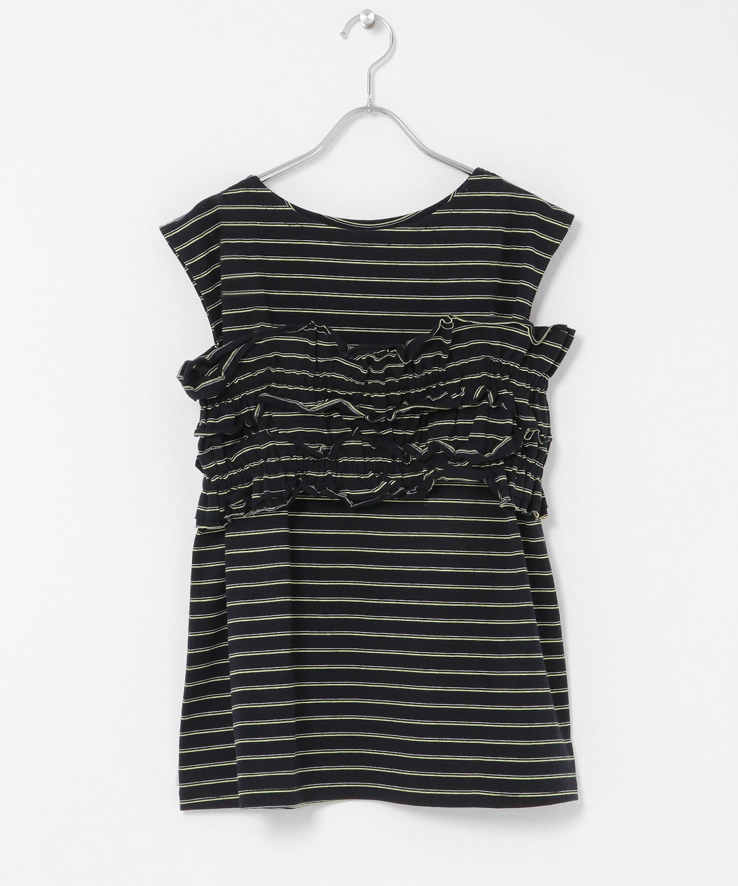 ボーダーカットビスチェセット BLACK One