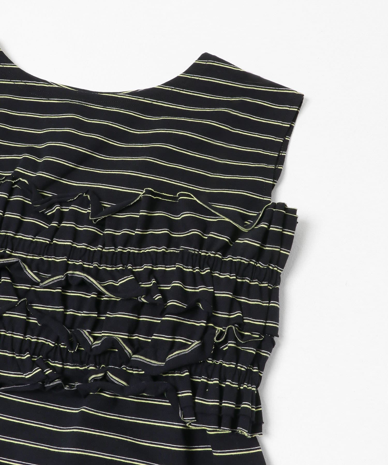 ボーダーカットビスチェセット BLACK One