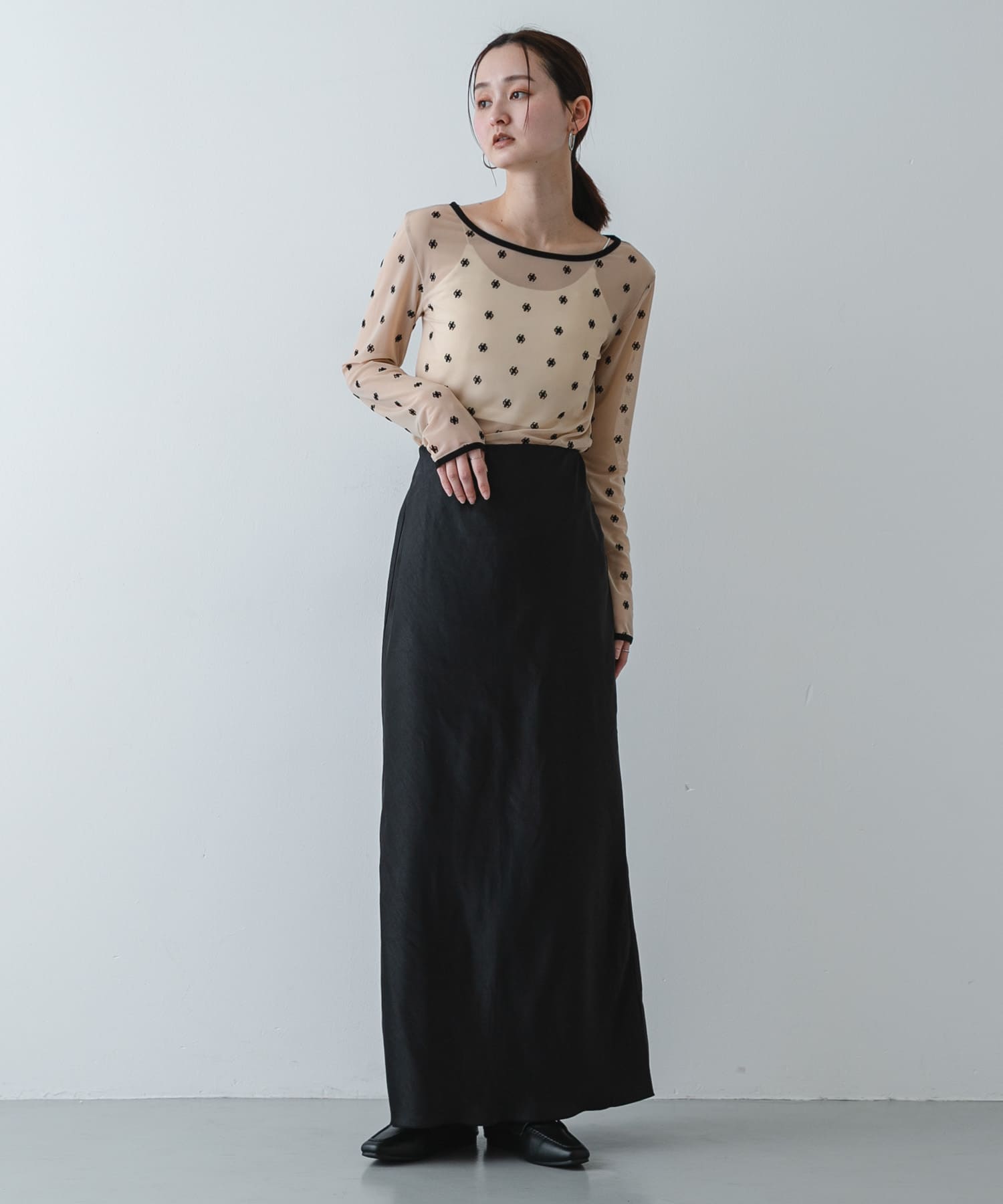 身長：169cm サイズ：one