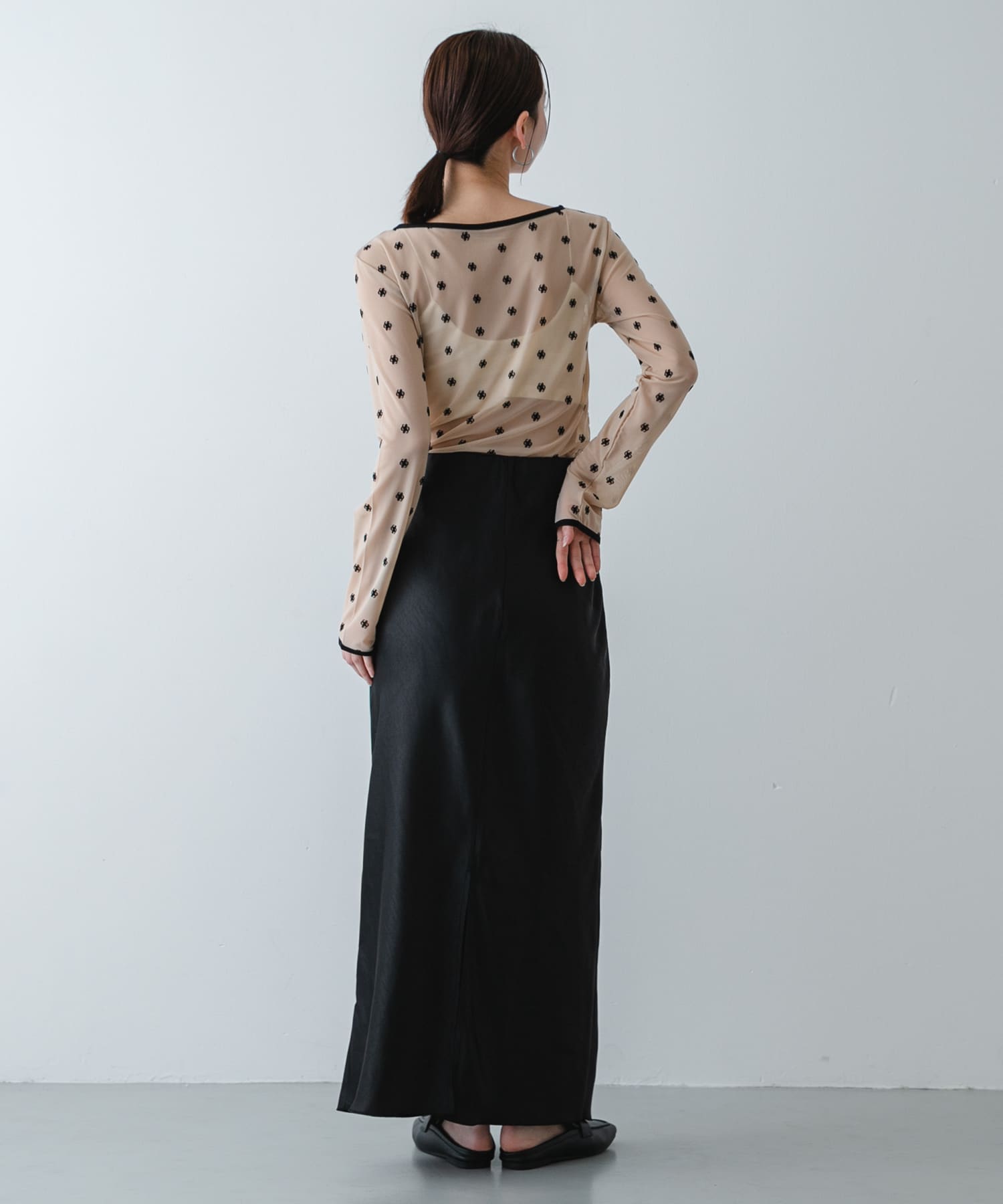 身長：169cm サイズ：one