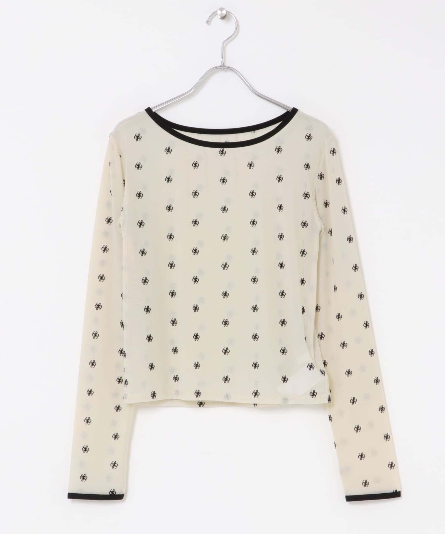 モチーフシアーカットトップ OFF WHITE One