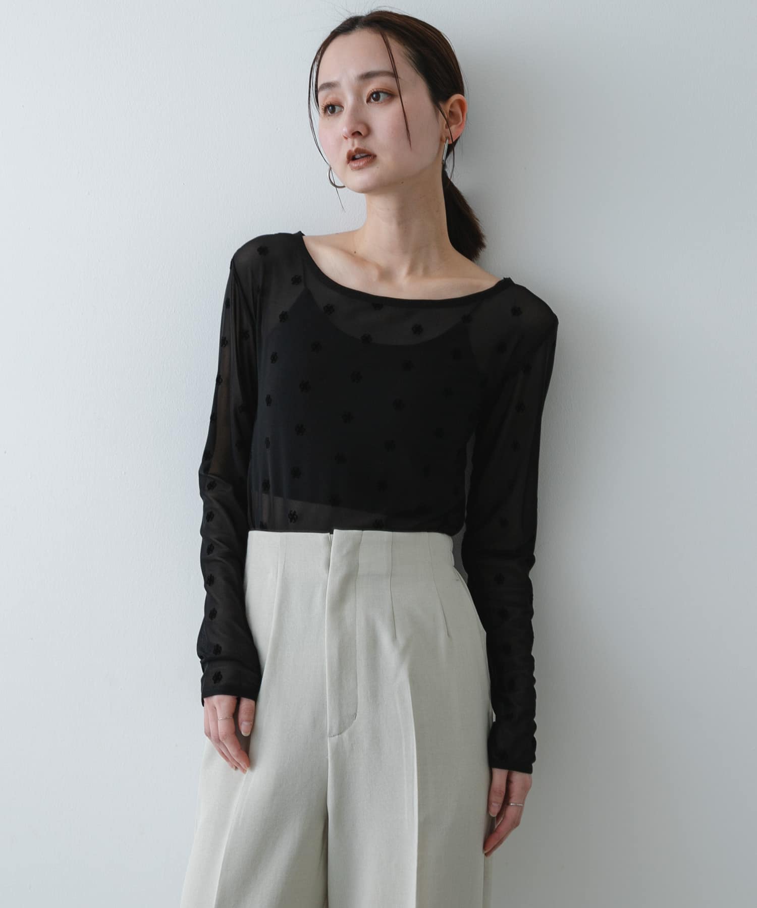 身長：169cm サイズ：one