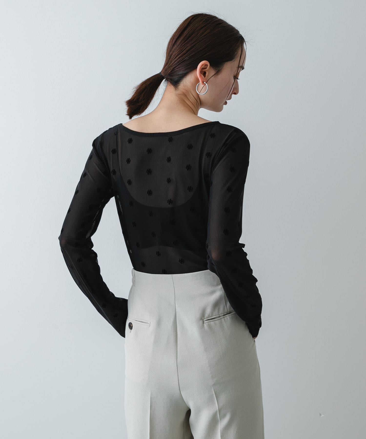 身長：169cm サイズ：one