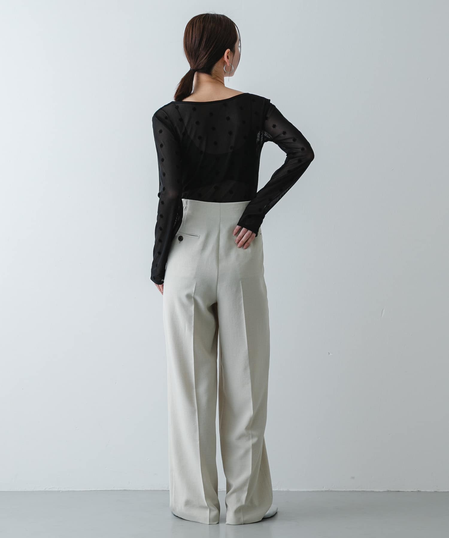 身長：169cm サイズ：one