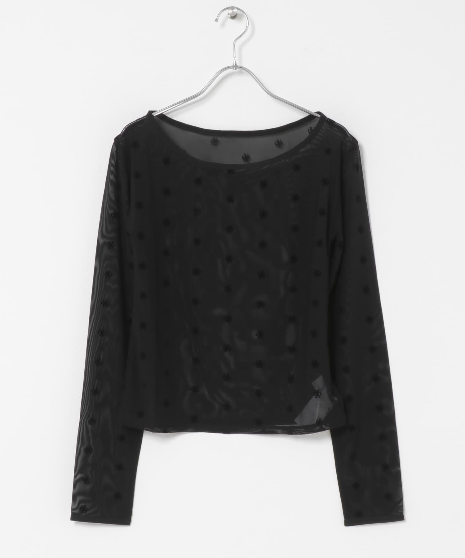 モチーフシアーカットトップ BLACK One