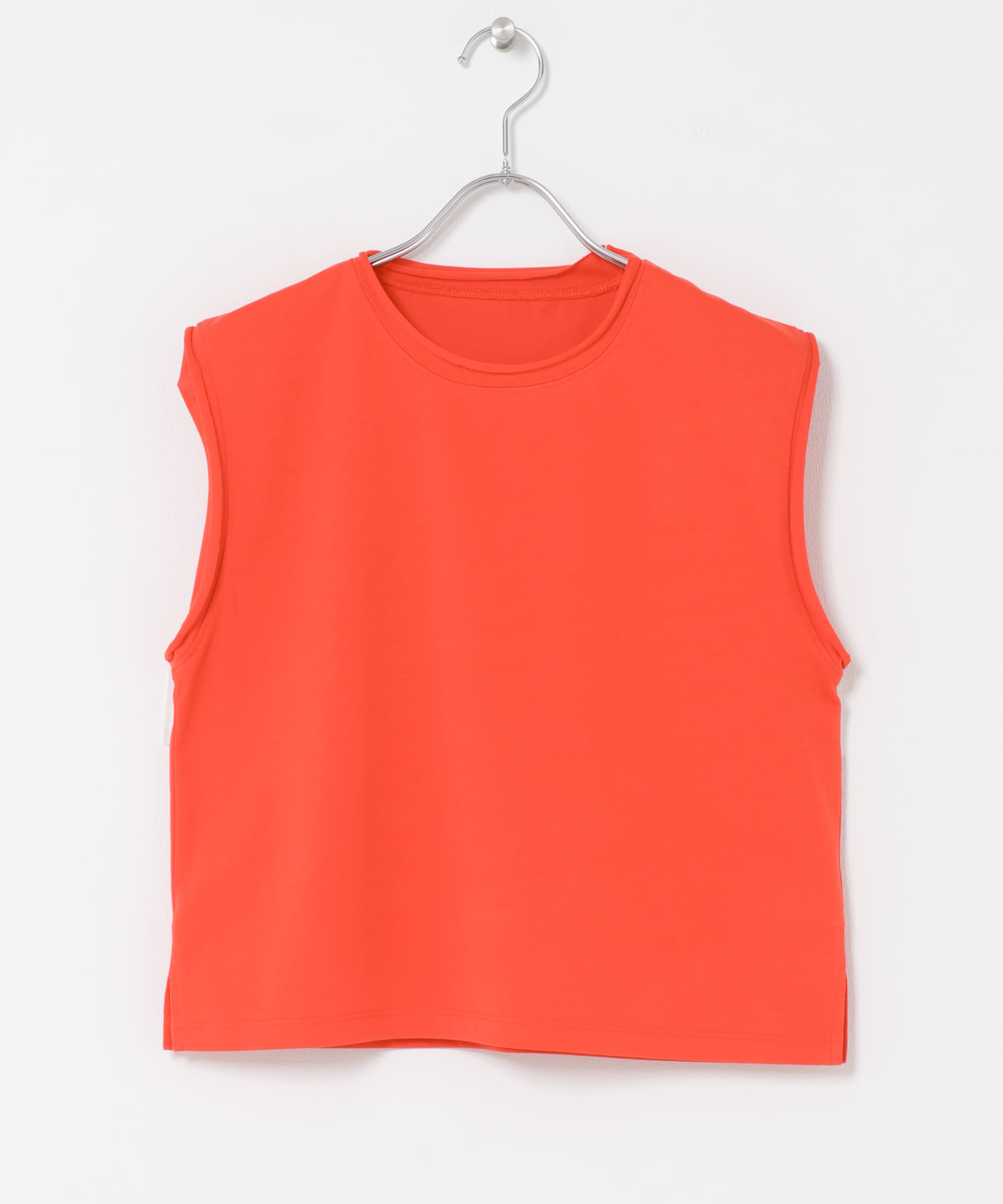 BRIEFING ノースリーブシャツ オレンジ M 未使用保管品 タグ付き 汗ジミ防止』SKINProofノースリーブロールTシャツ(One BLACK