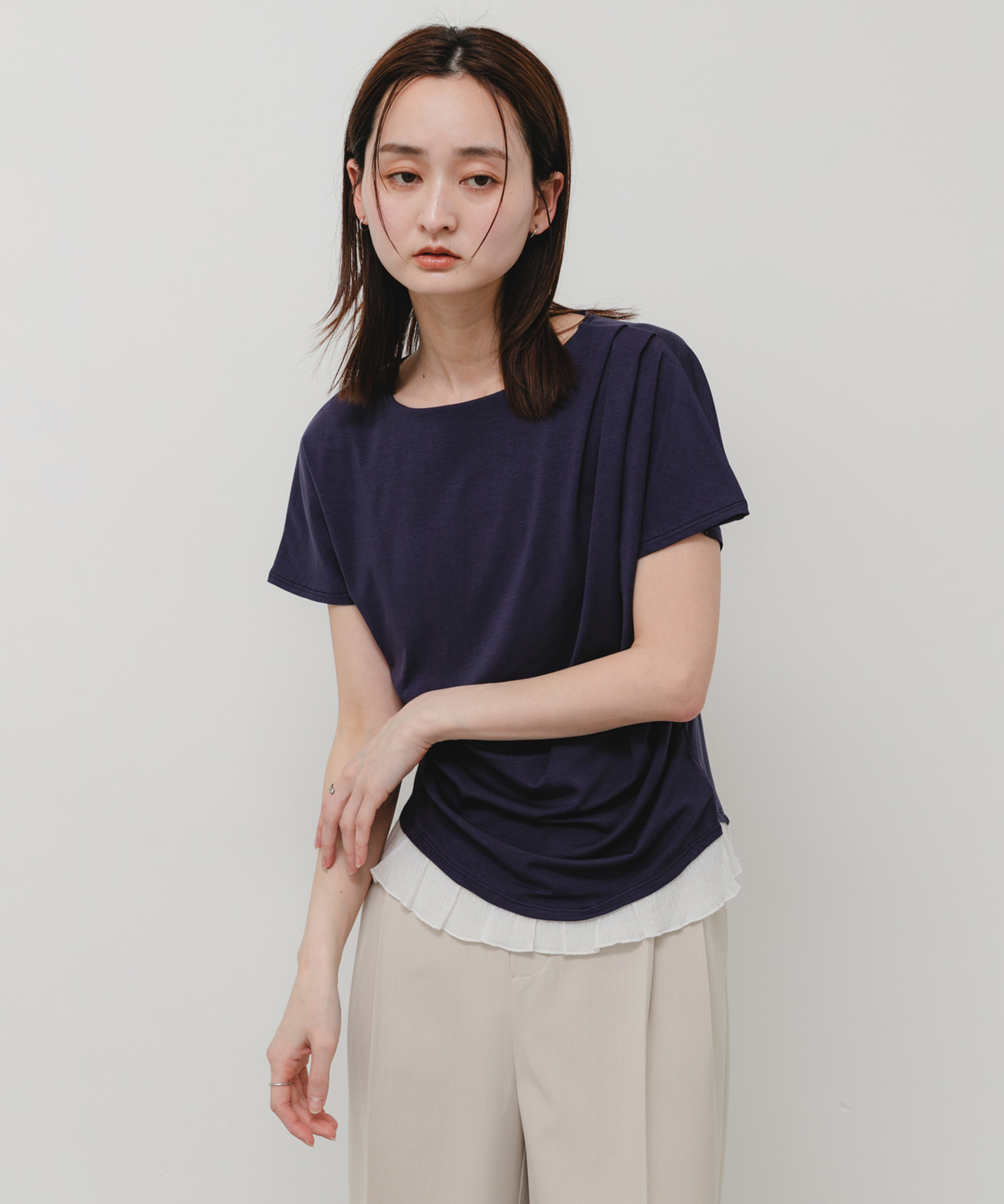 身長：169cm サイズ：one
