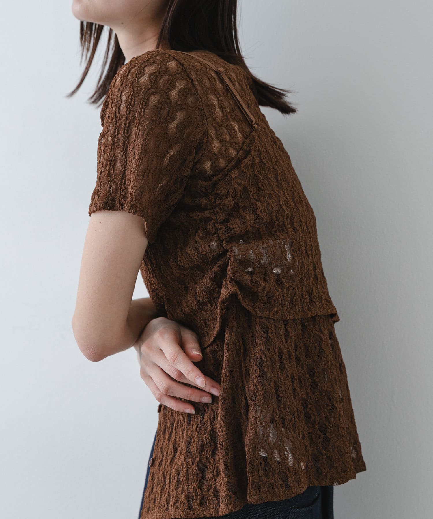 身長：169cm サイズ：one