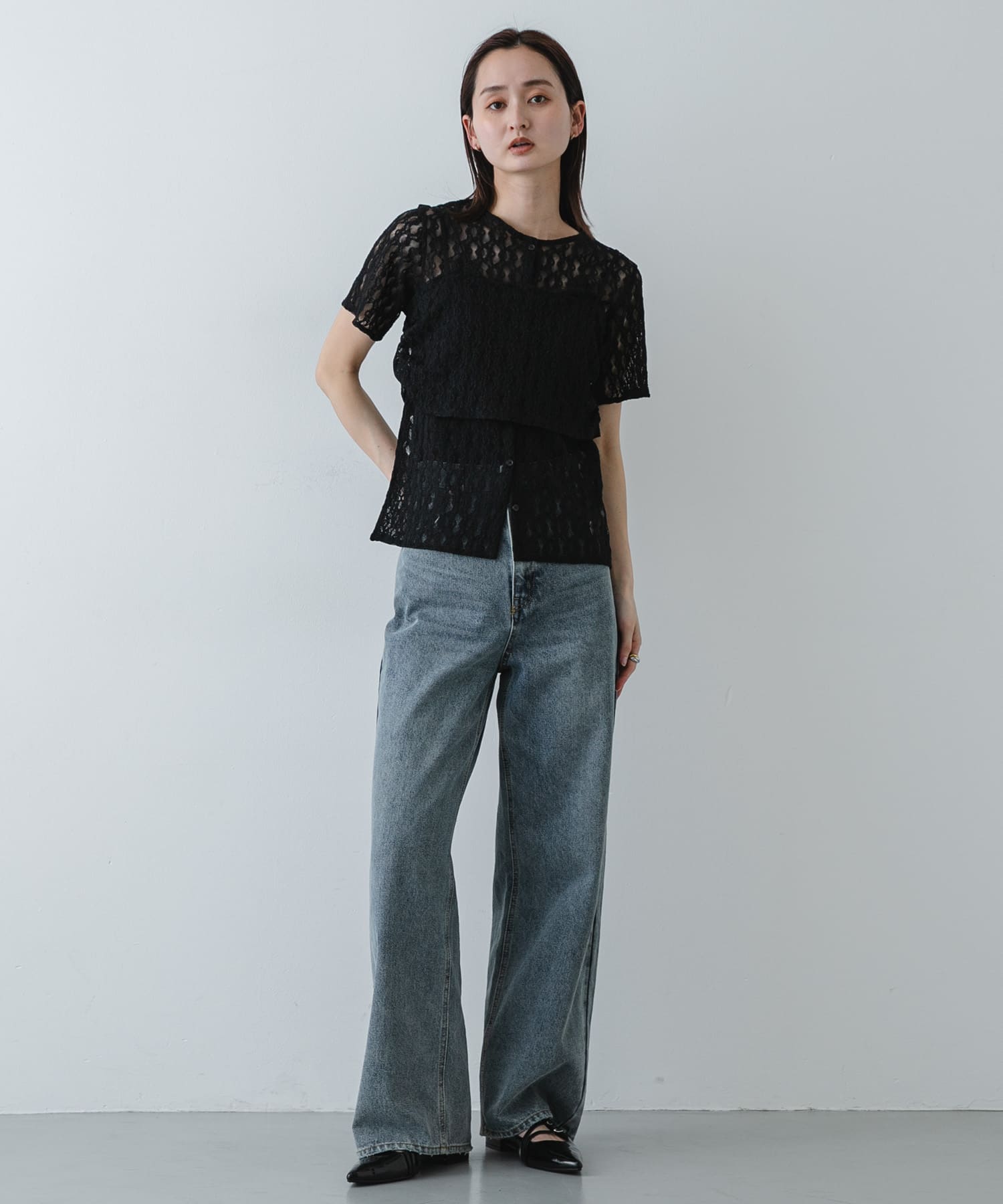 身長：169cm サイズ：one