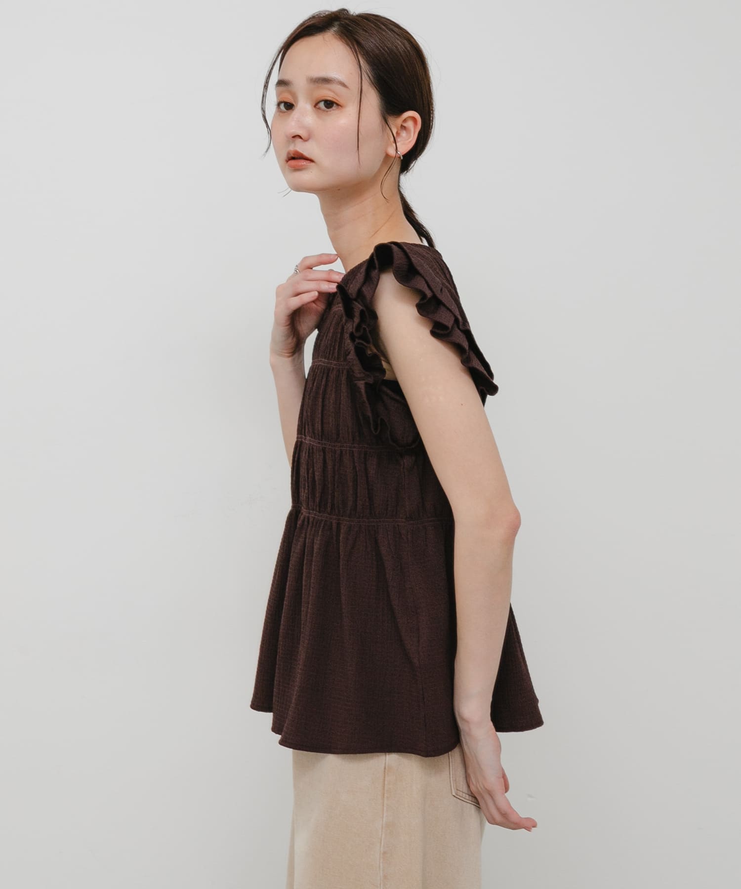 身長：169cm サイズ：one