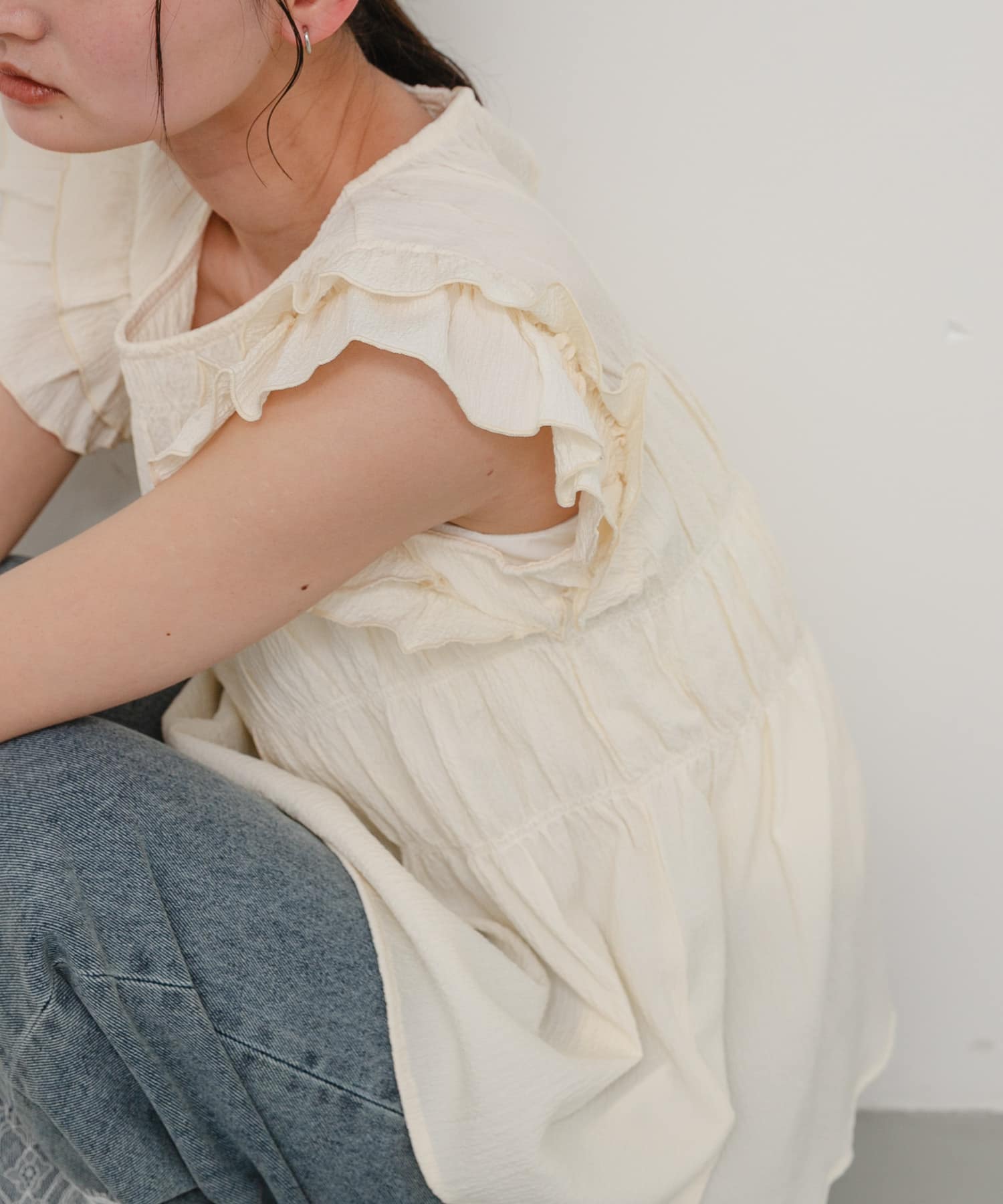 身長：169cm サイズ：one