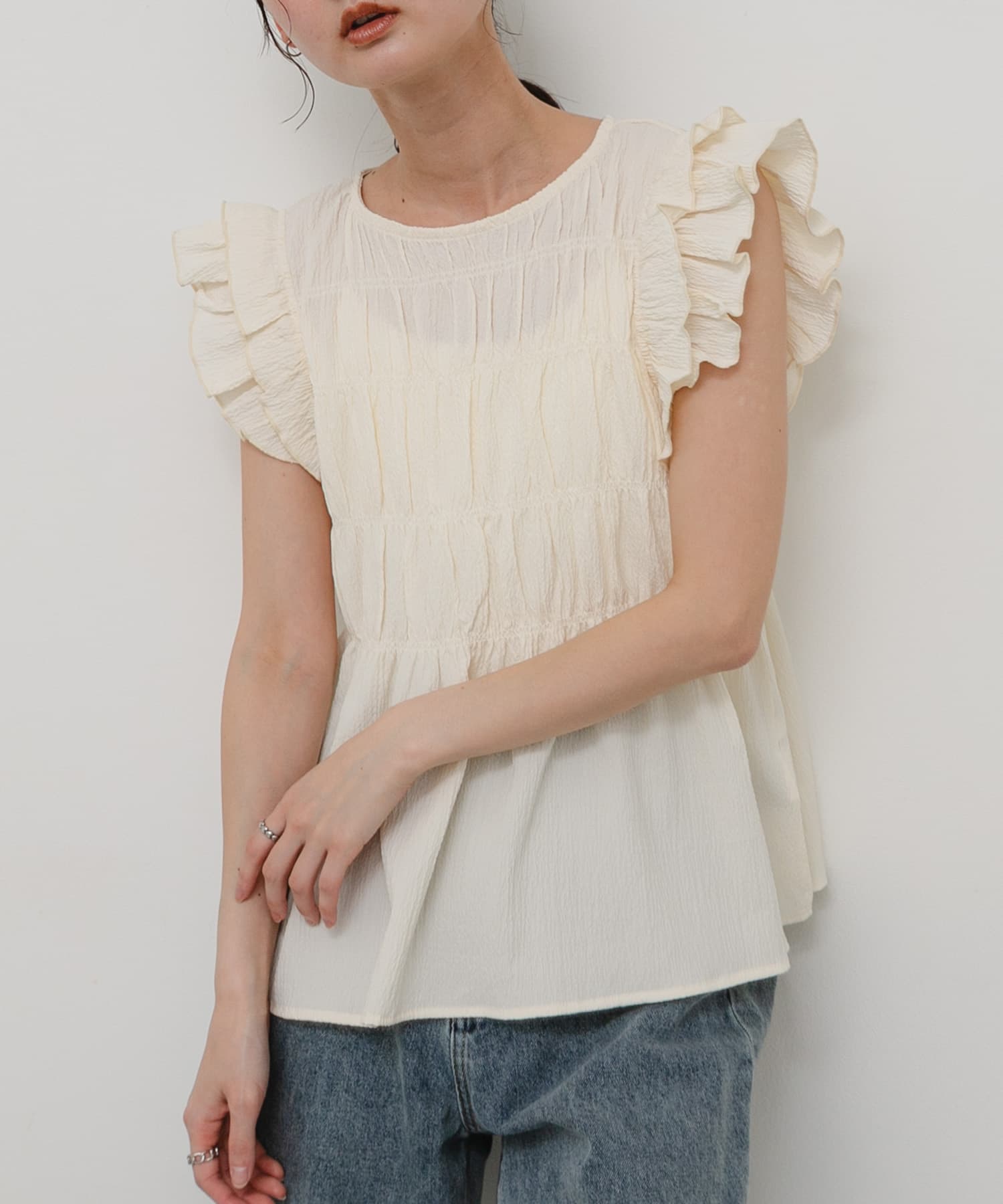 身長：169cm サイズ：one