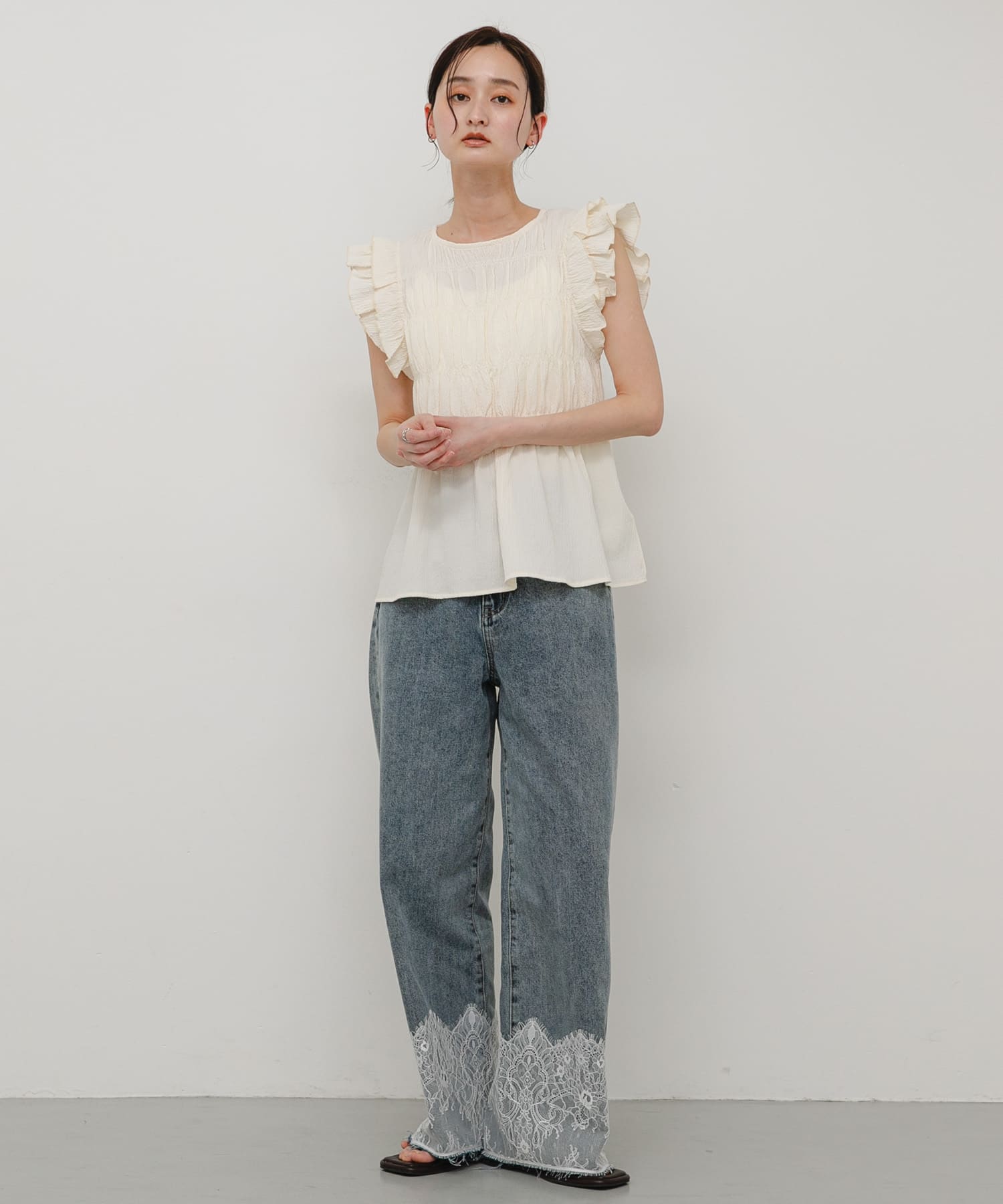 身長：169cm サイズ：one