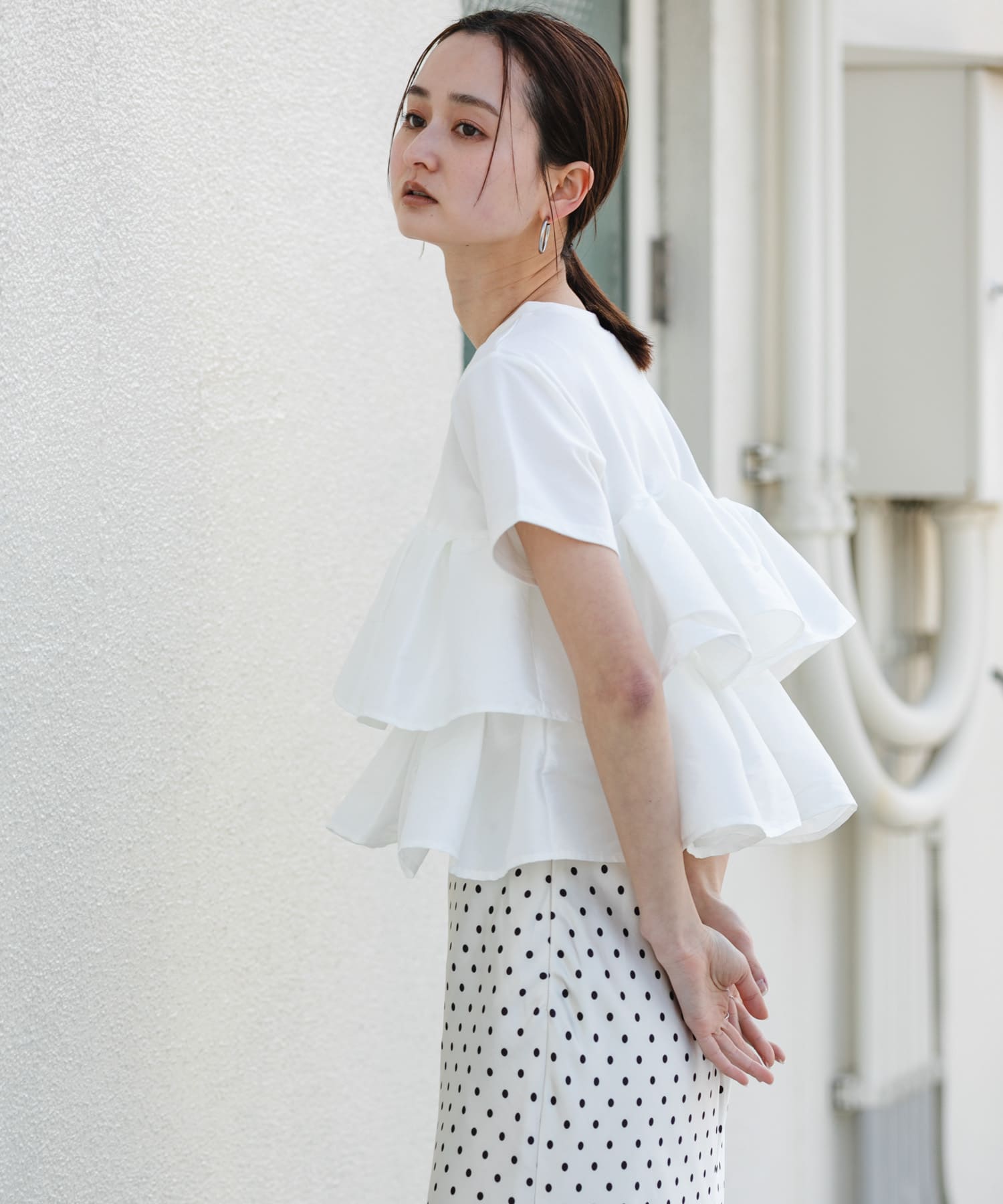 身長：169cm サイズ：one