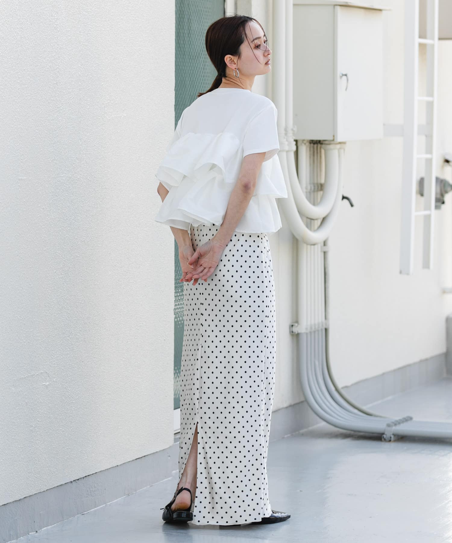 身長：169cm サイズ：one