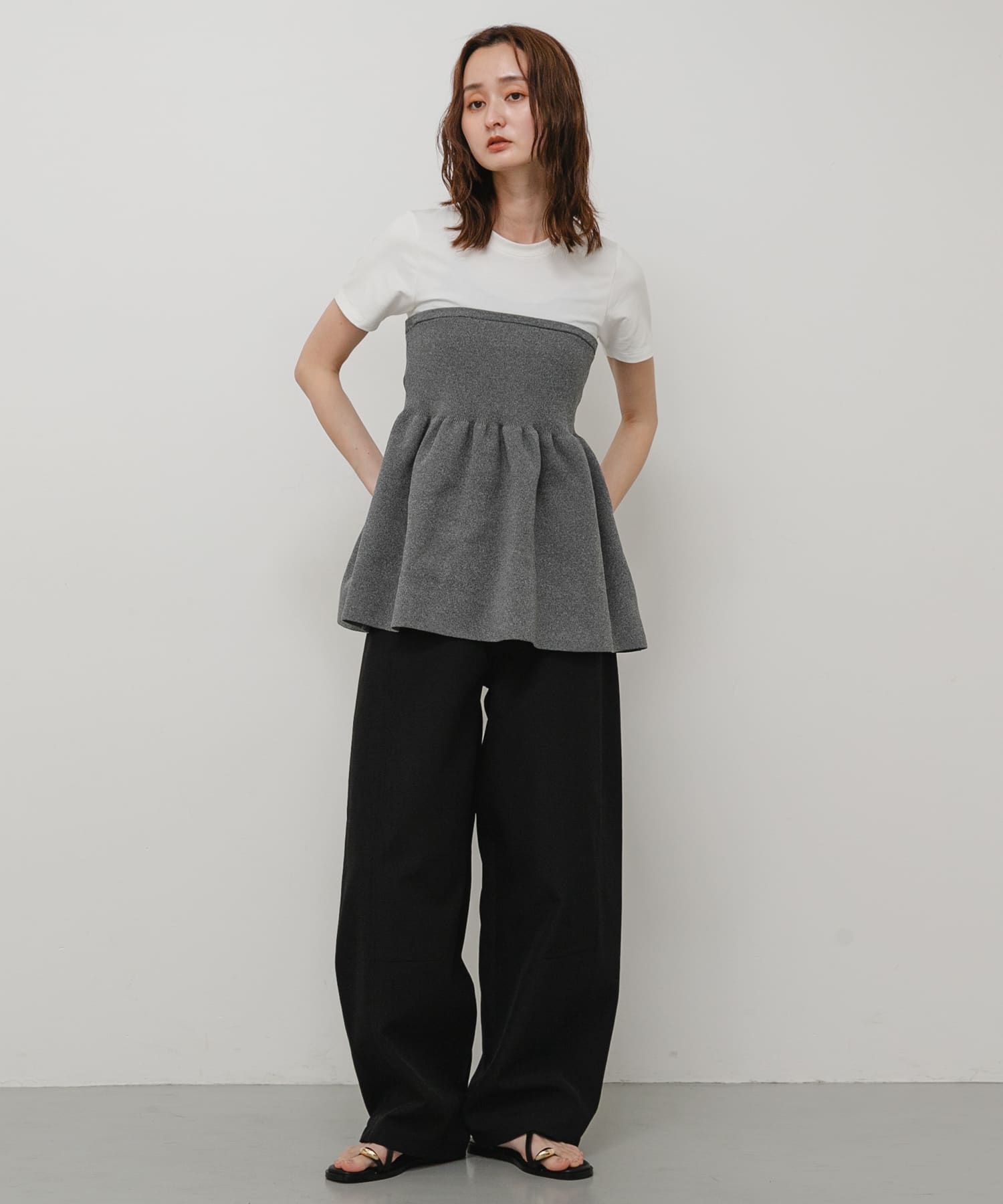 身長：169cm サイズ：one