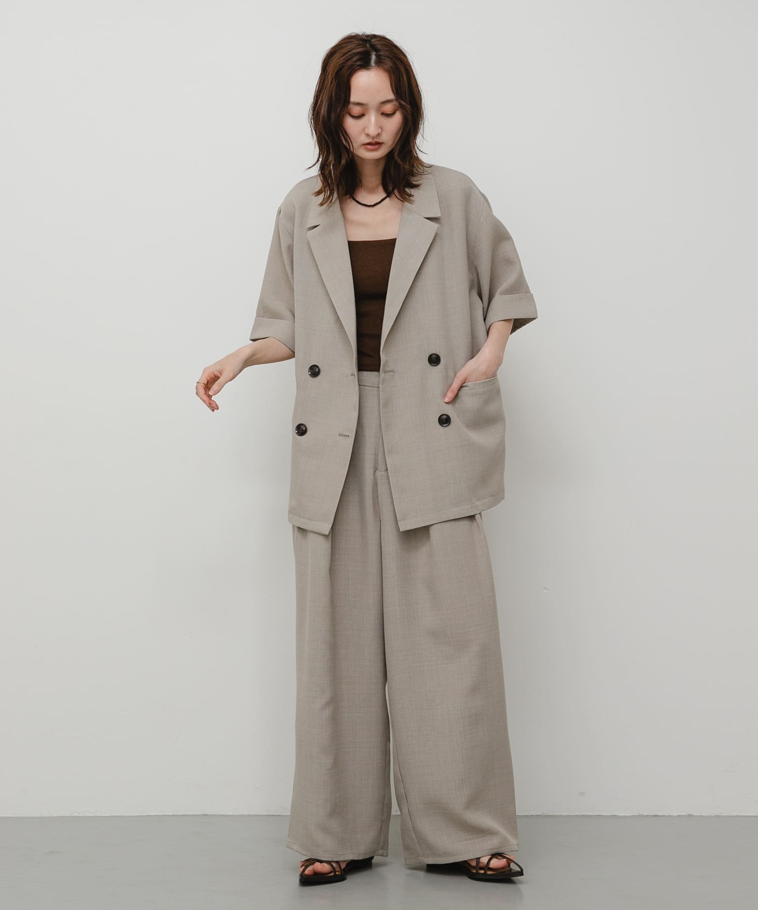 身長：169cm サイズ：one