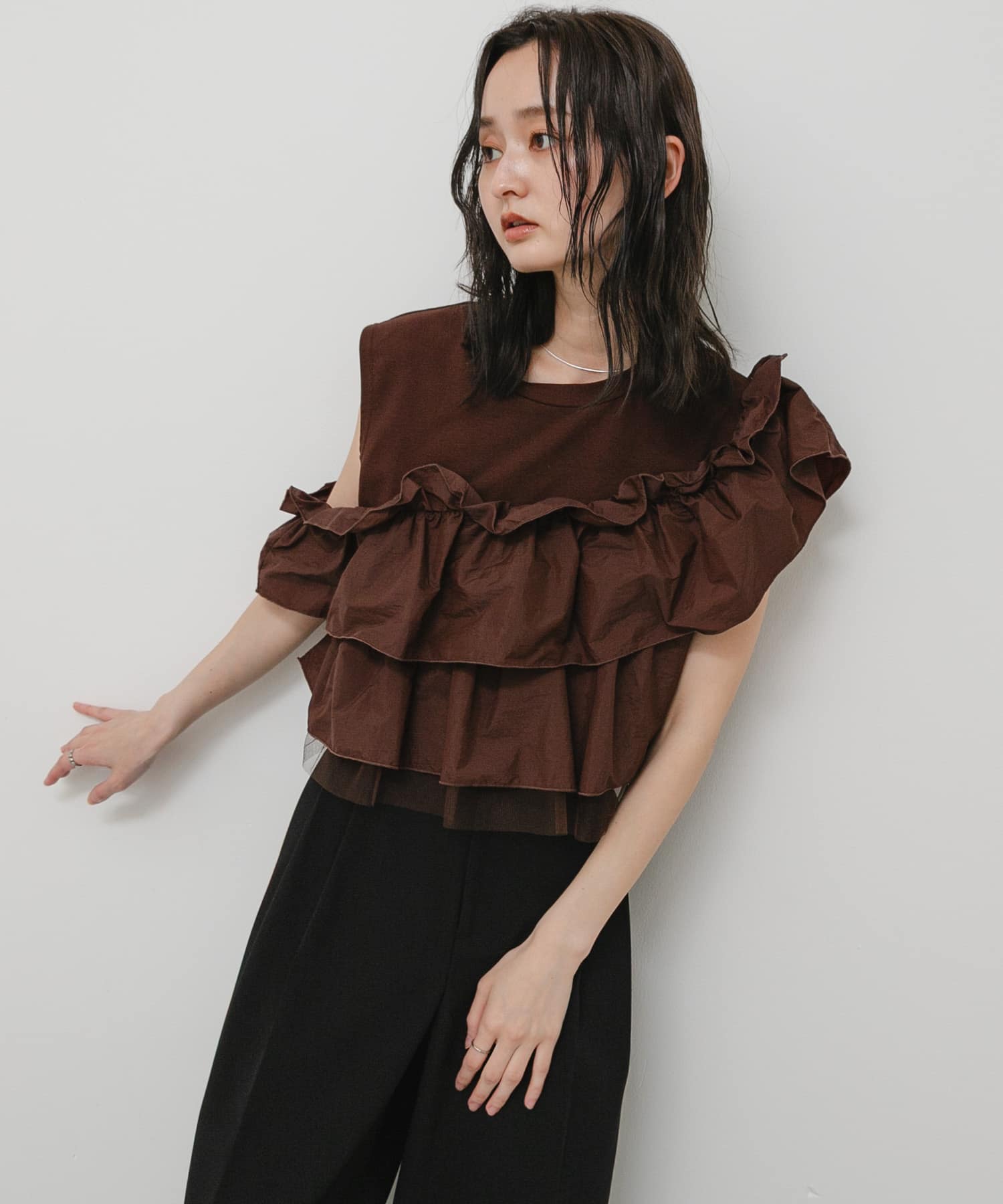 身長：169cm サイズ：one