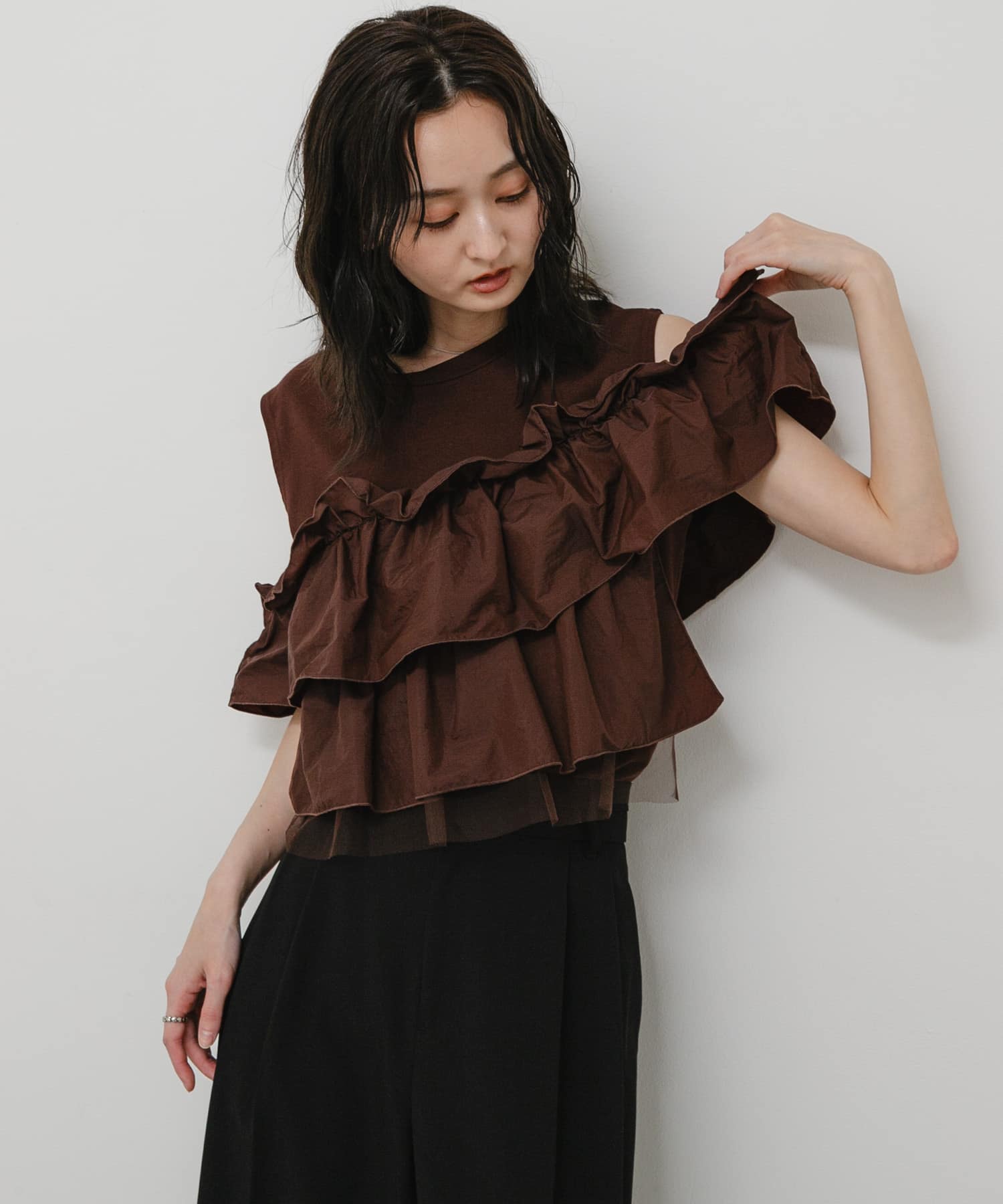 身長：169cm サイズ：one