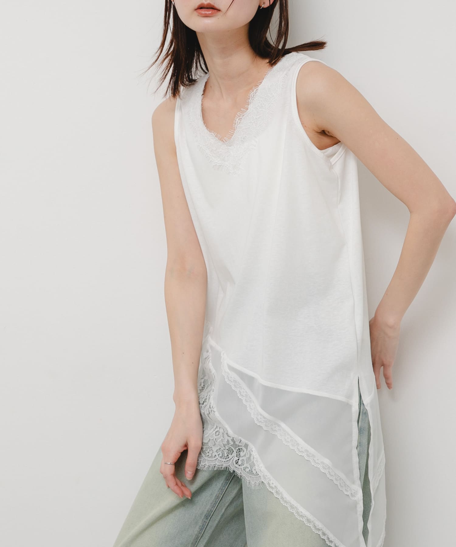 身長：169cm サイズ：one