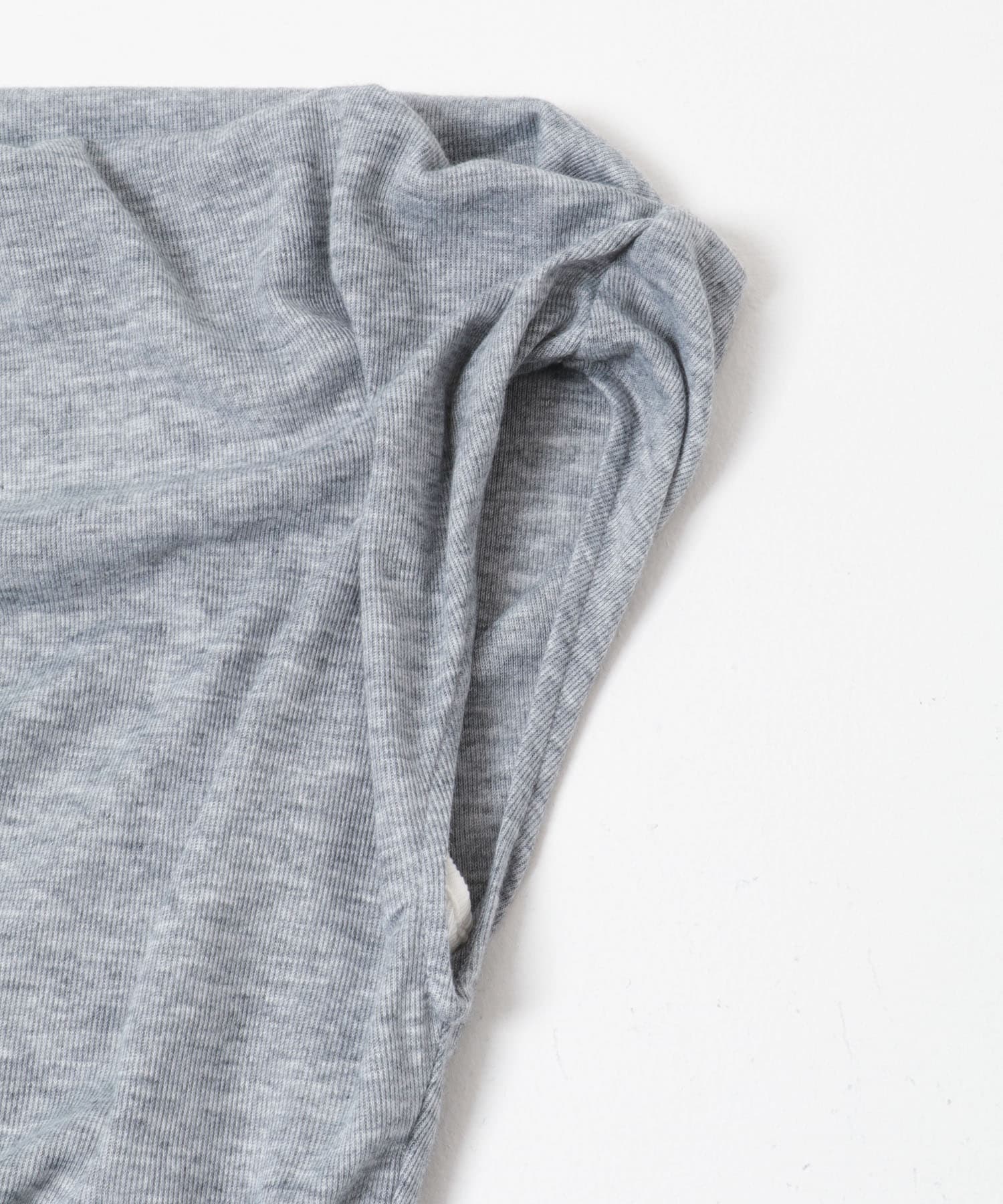 レイヤードドレープカットソー GRAY One