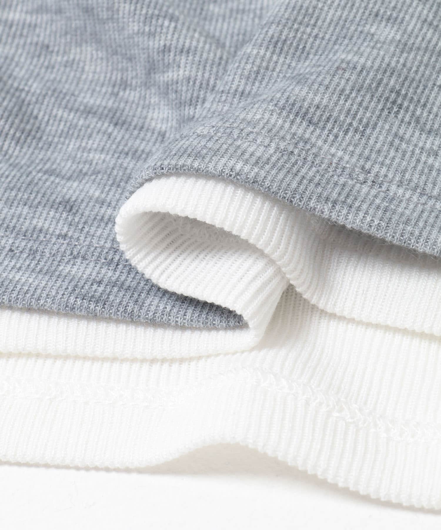 レイヤードドレープカットソー GRAY One