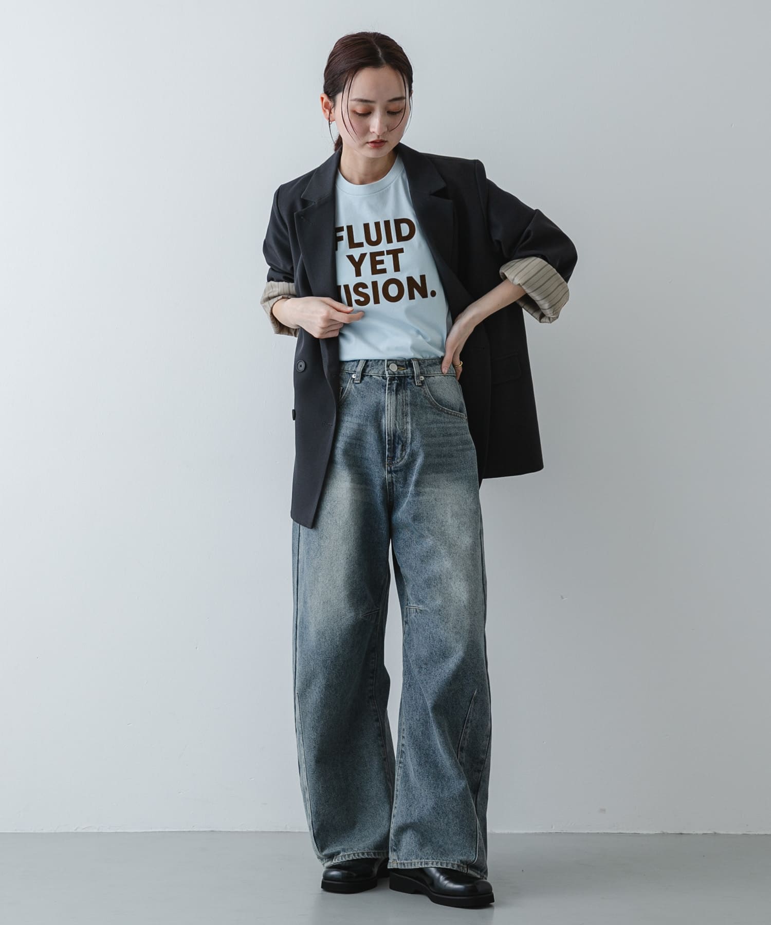 身長：169cm サイズ：one