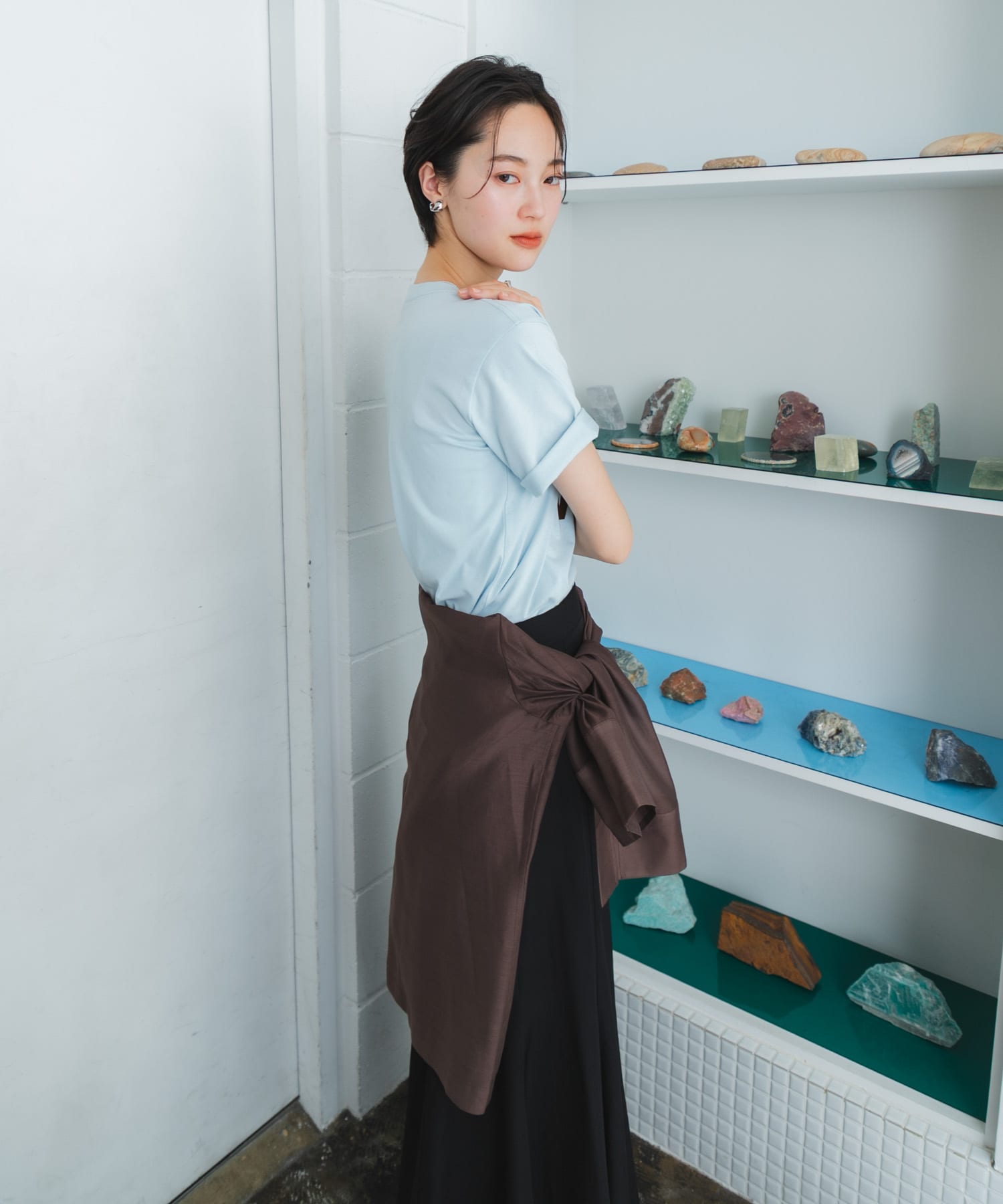 身長：166cm サイズ：one