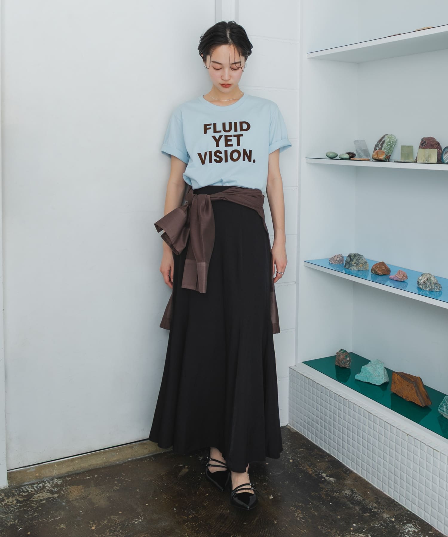 身長：166cm サイズ：one