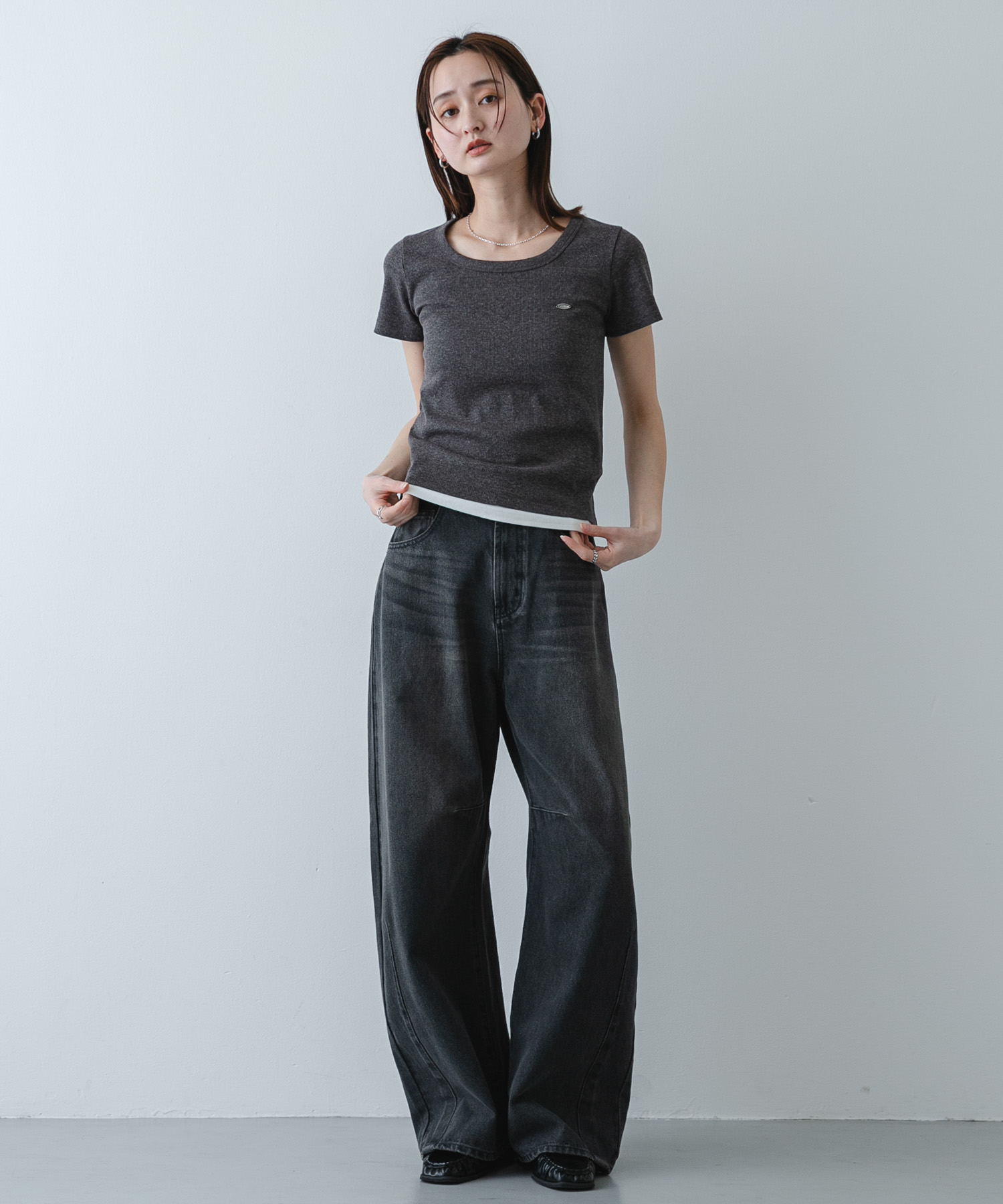 身長：169cm サイズ：one