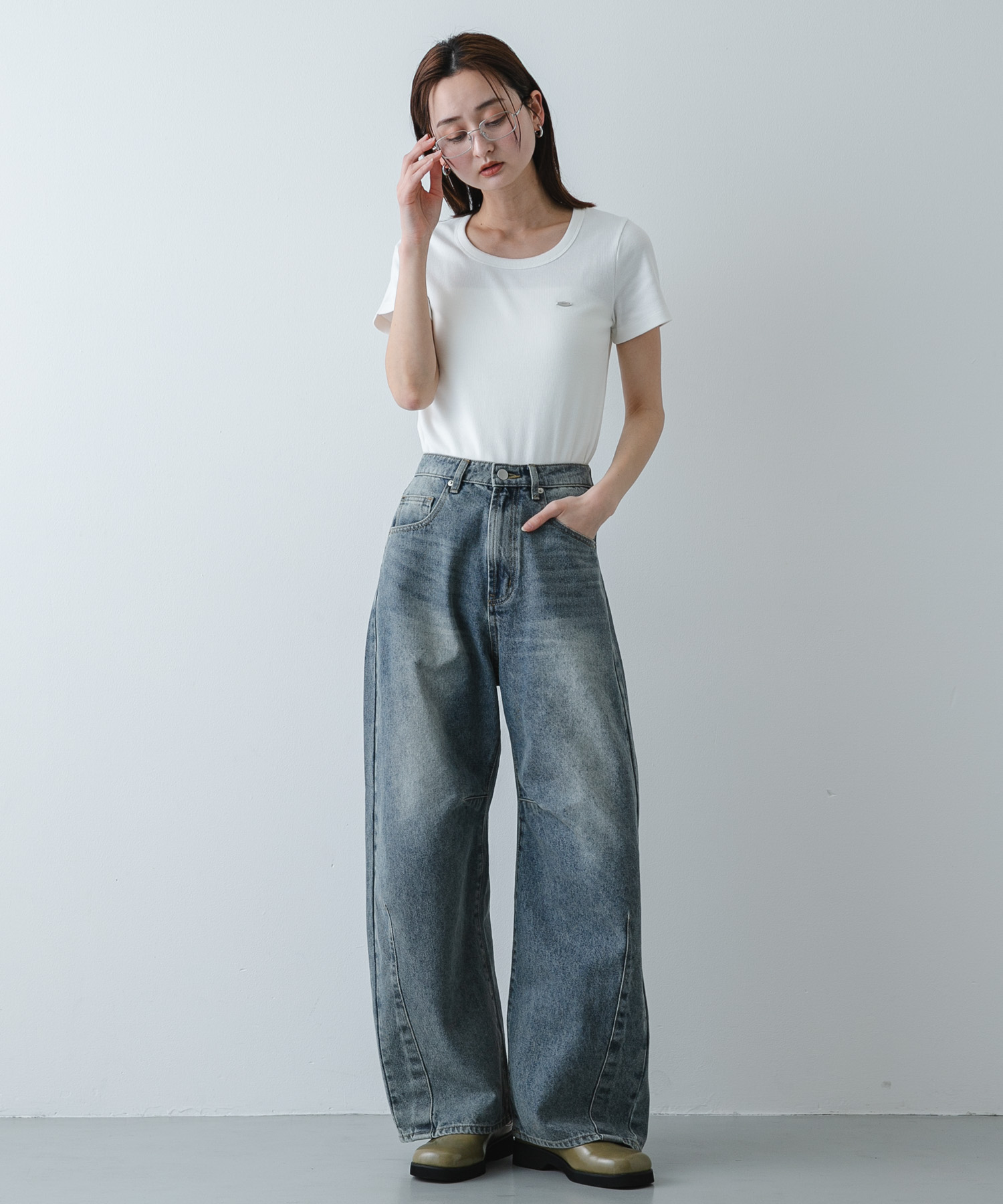 身長：169cm サイズ：one