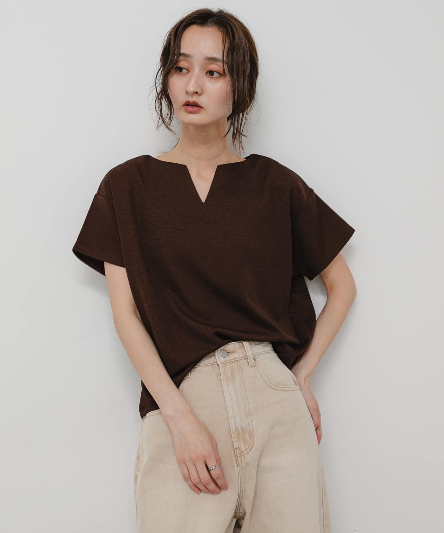 身長：169cm サイズ：one