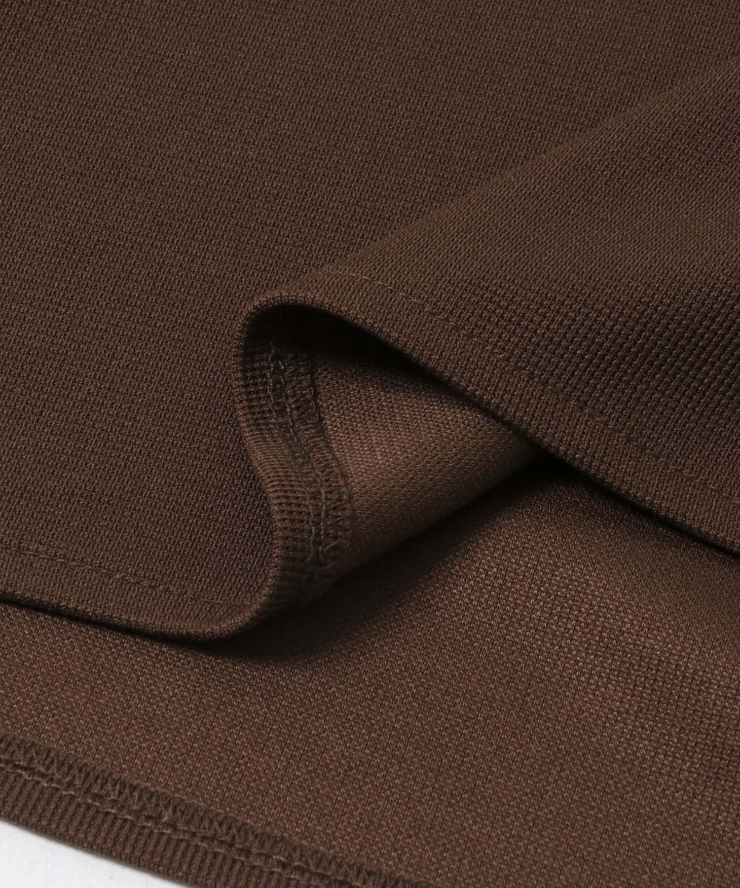キーネックミラノリブTシャツ BROWN One