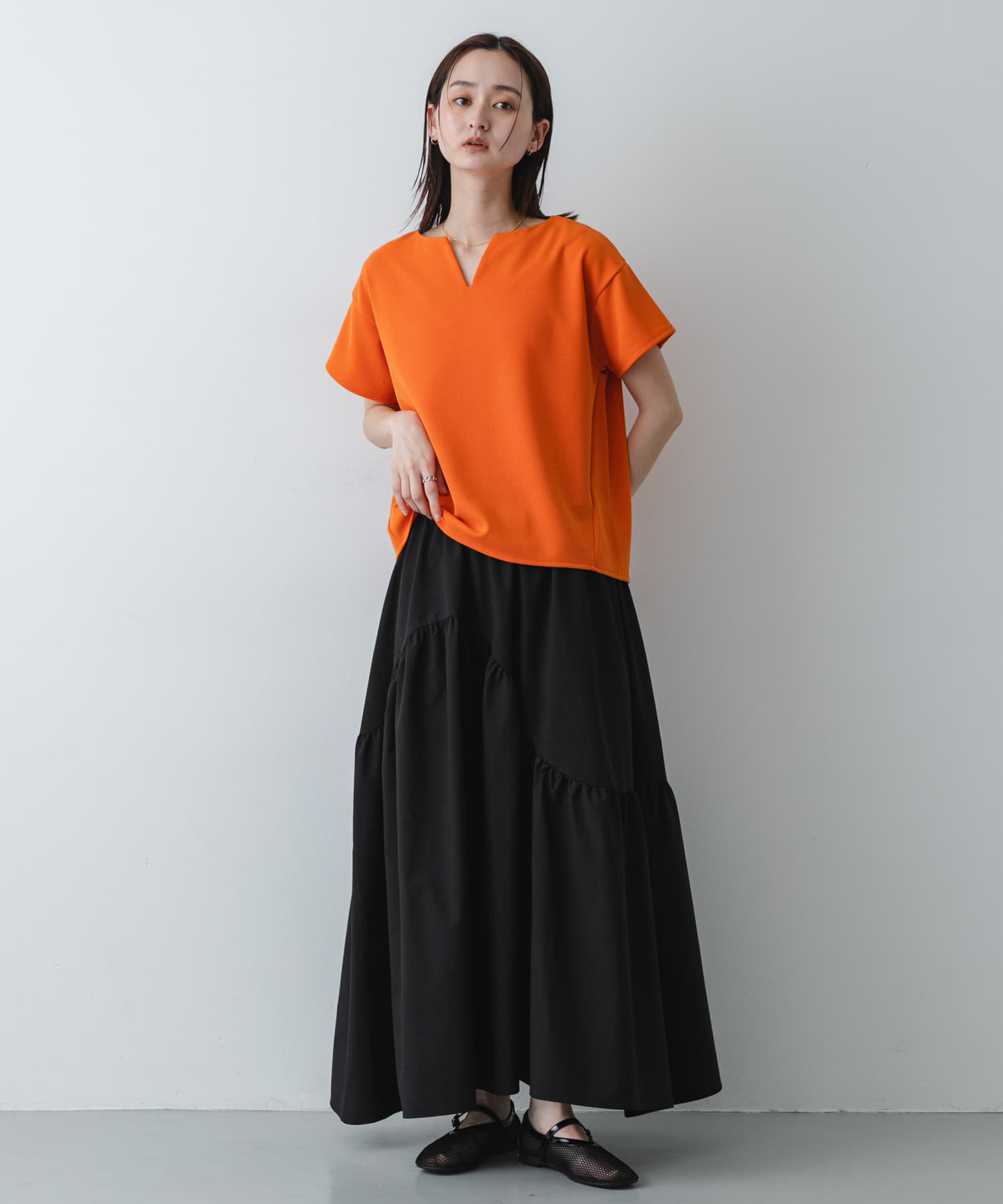 身長：169cm サイズ：one