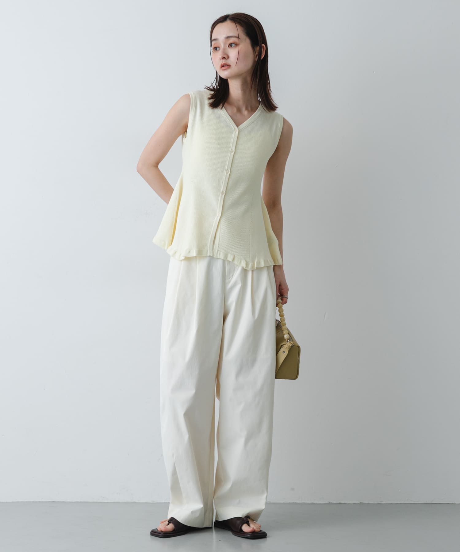 身長：169cm サイズ：one