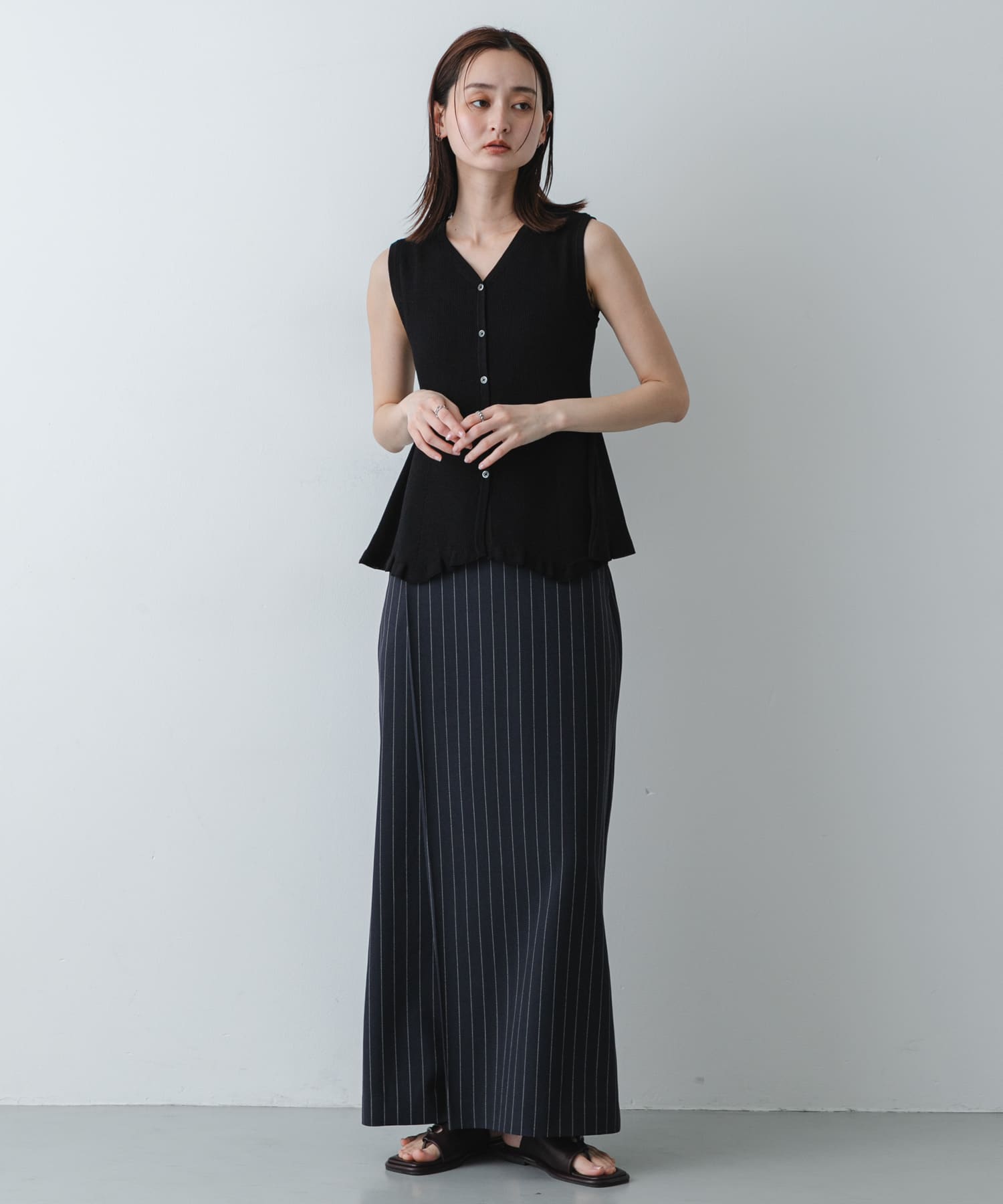 身長：169cm サイズ：one