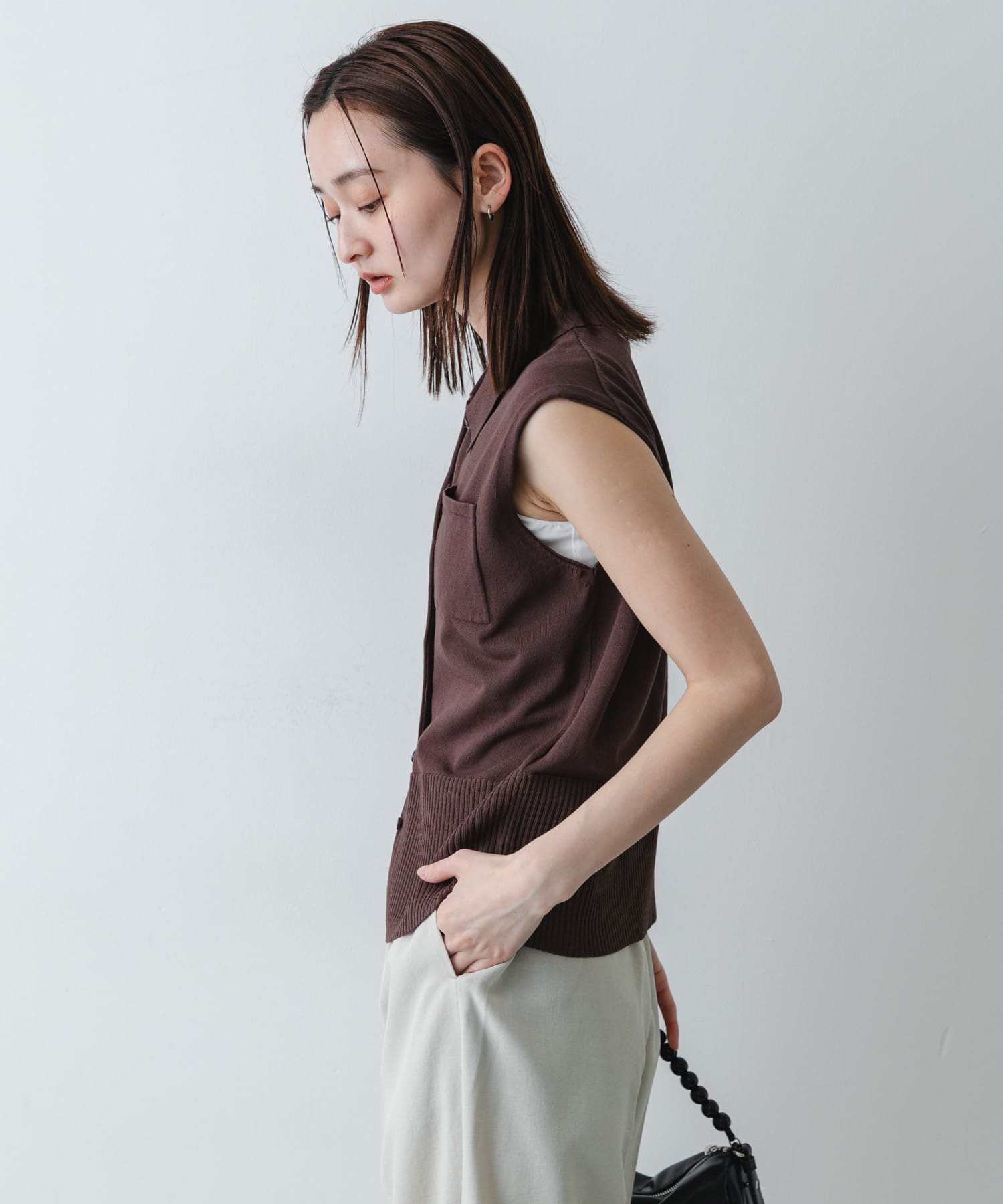 身長：169cm サイズ：one